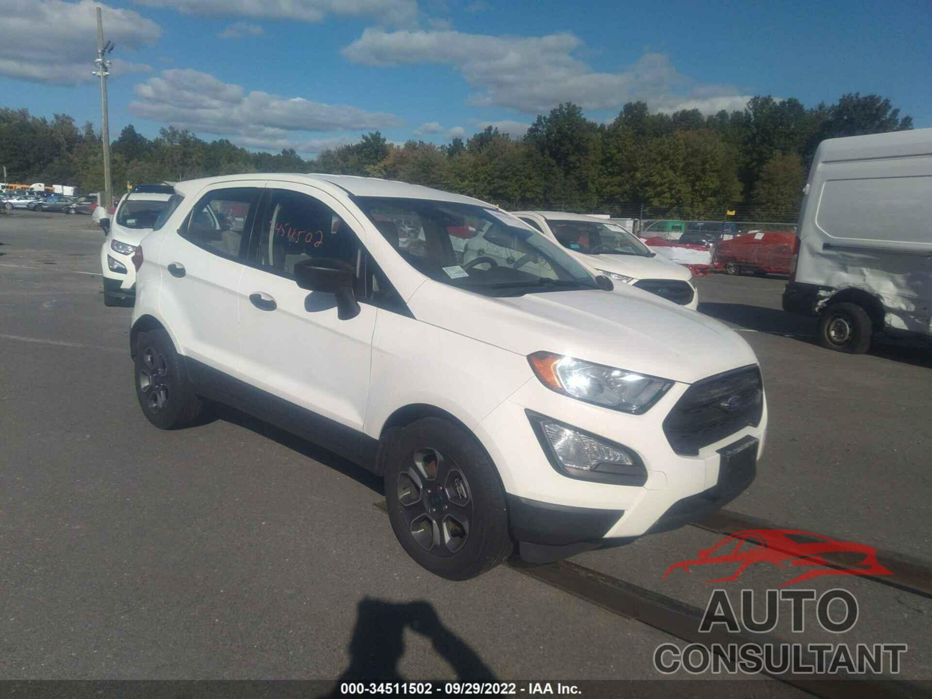 FORD ECOSPORT 2019 - MAJ3S2FE2KC272952