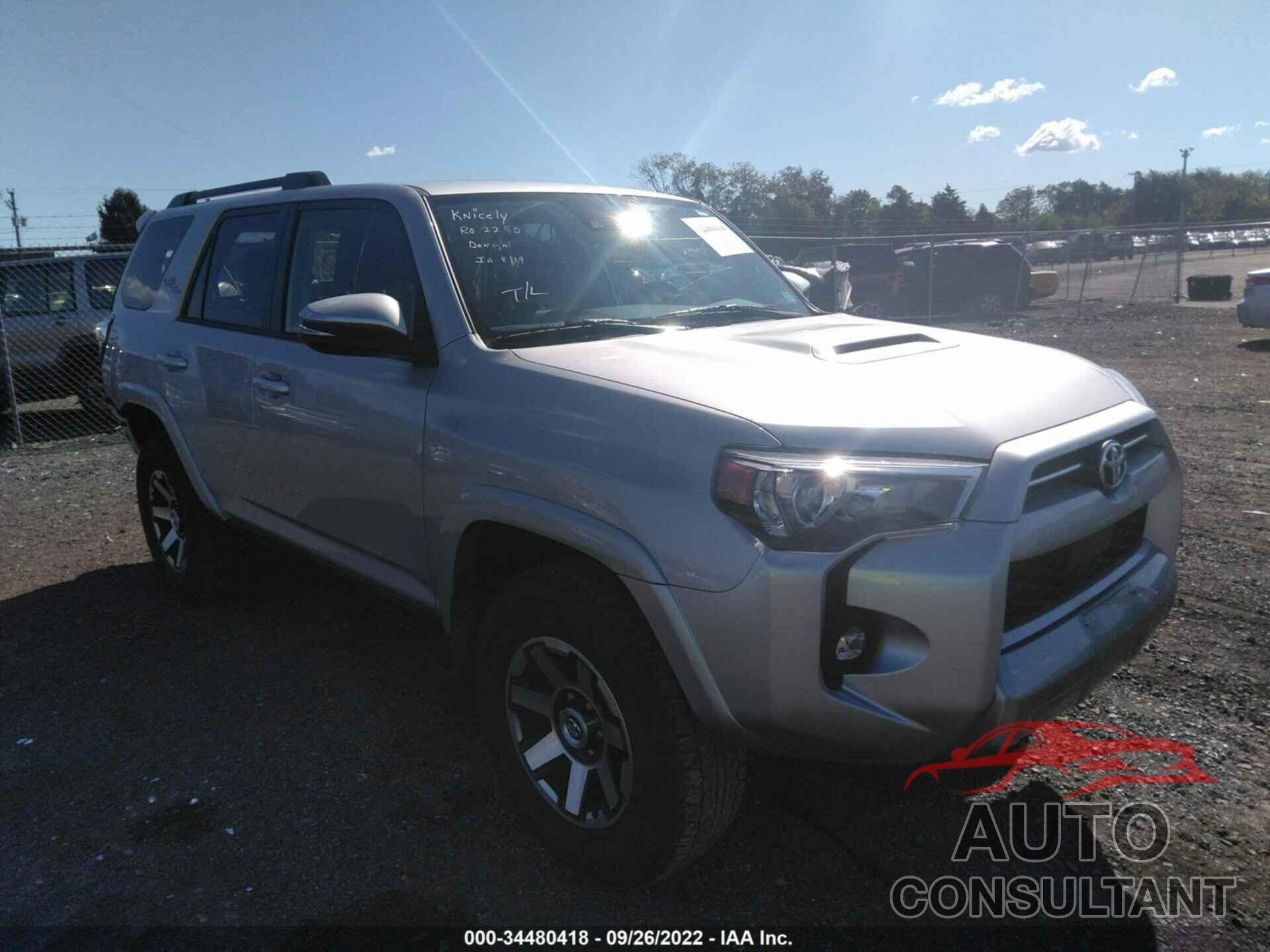 TOYOTA 4RUNNER 2021 - JTERU5JR2M5882704