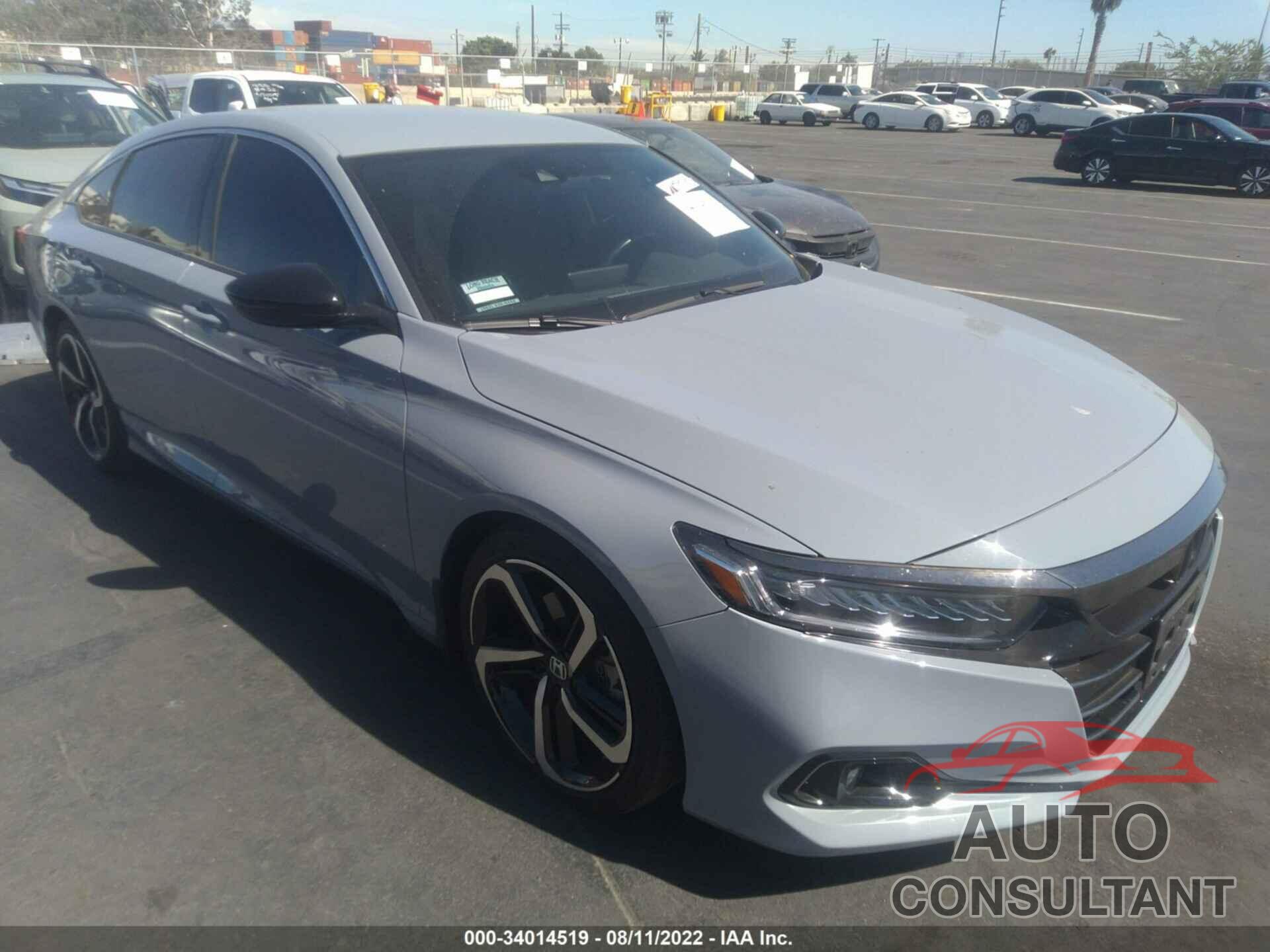 HONDA ACCORD SEDAN 2021 - 1HGCV1F34MA074819