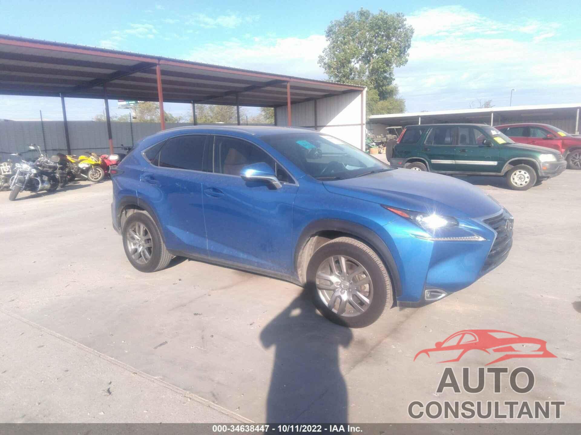 LEXUS NX 200T 2016 - JTJYARBZ6G2026839