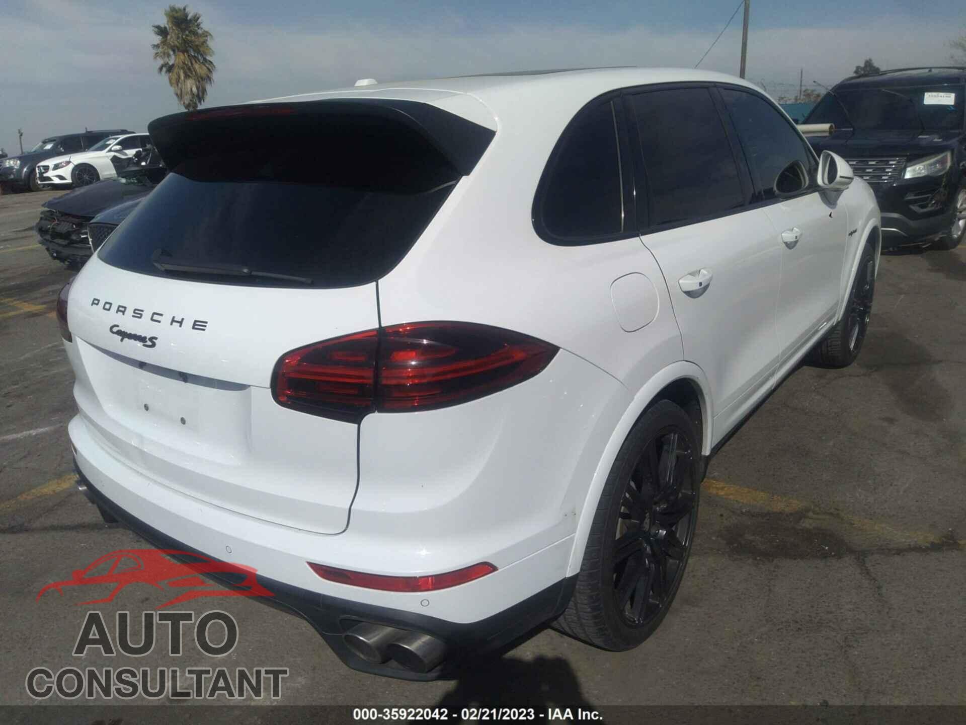 PORSCHE CAYENNE 2017 - WP1AE2A22HLA68956