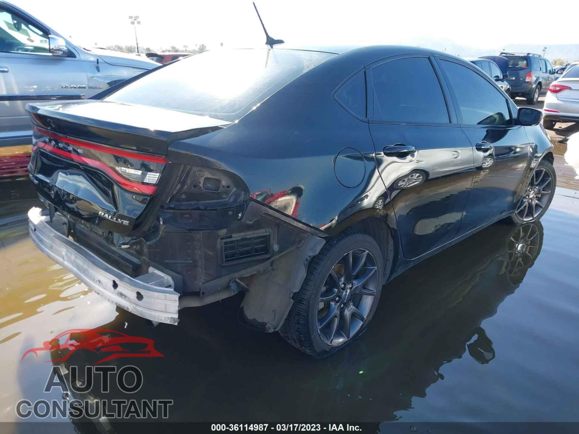 DODGE DART 2015 - 1C3CDFBB5FD302487