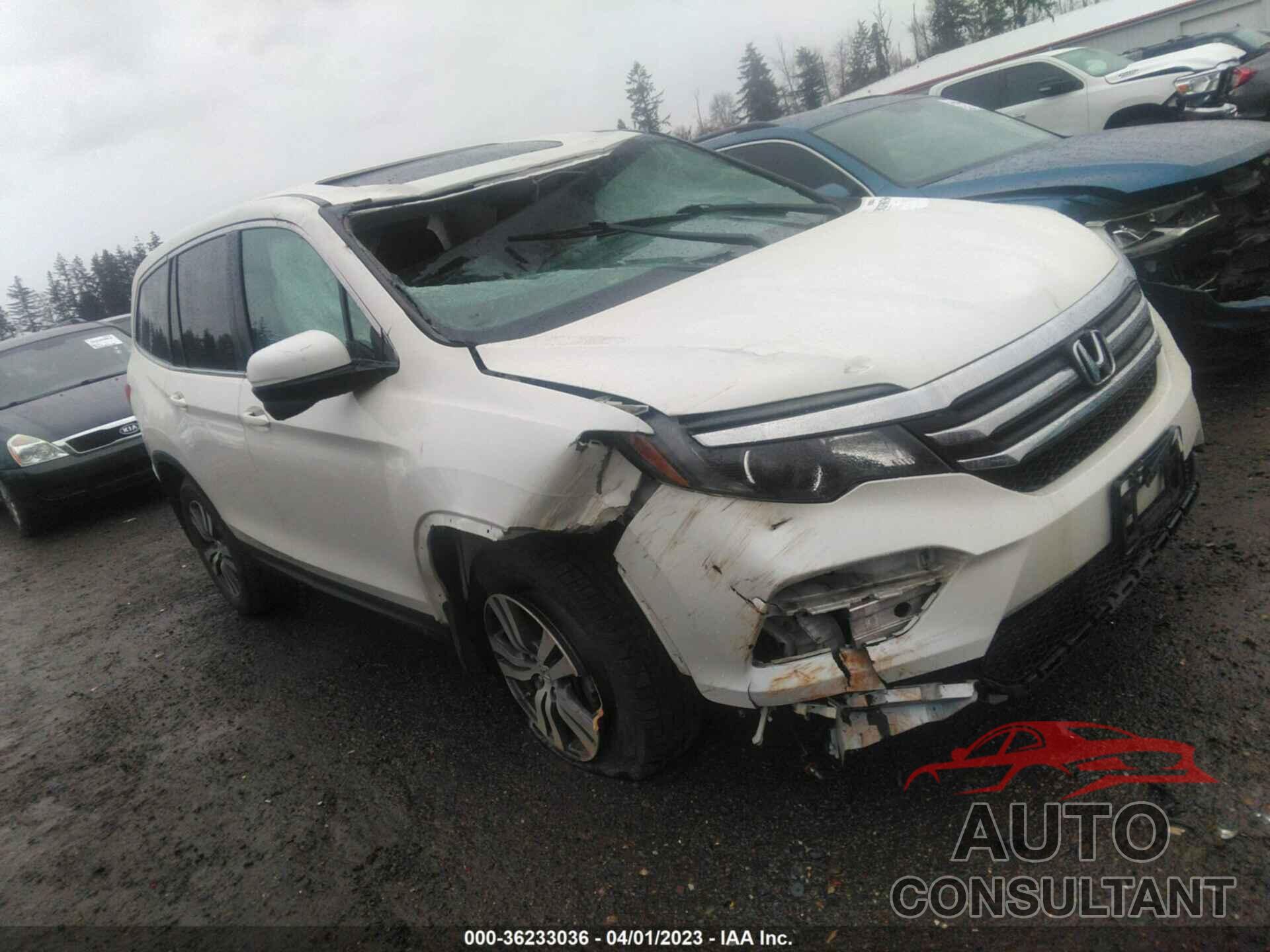 HONDA PILOT 2016 - 5FNYF6H59GB071746