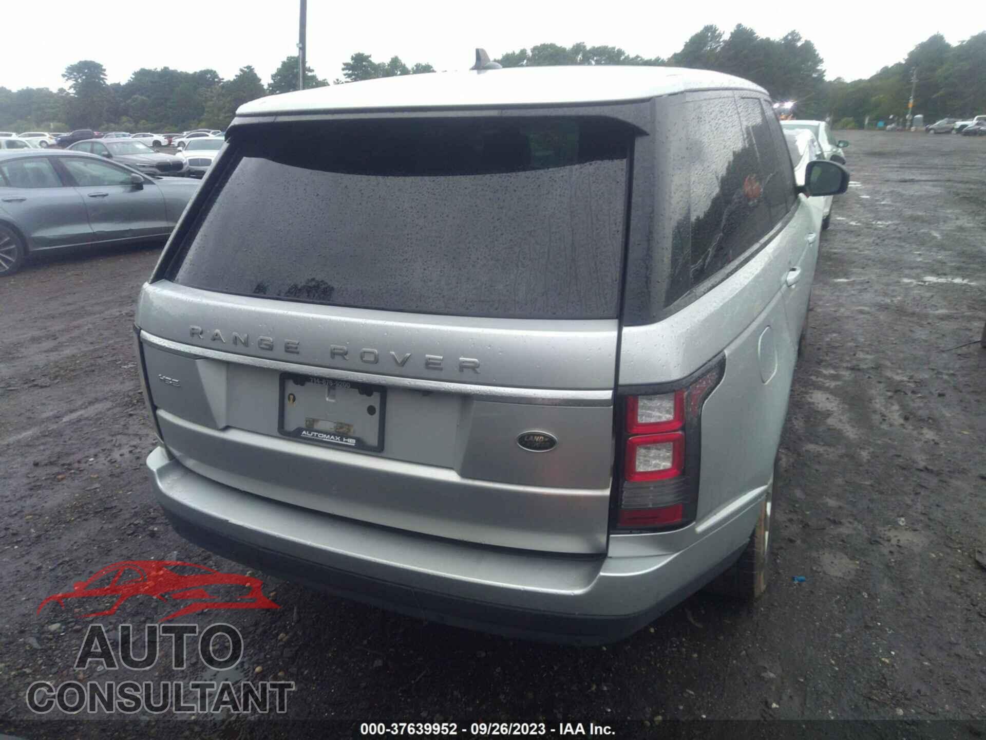 LAND ROVER RANGE ROVER 2016 - SALGS2VF5GA256648