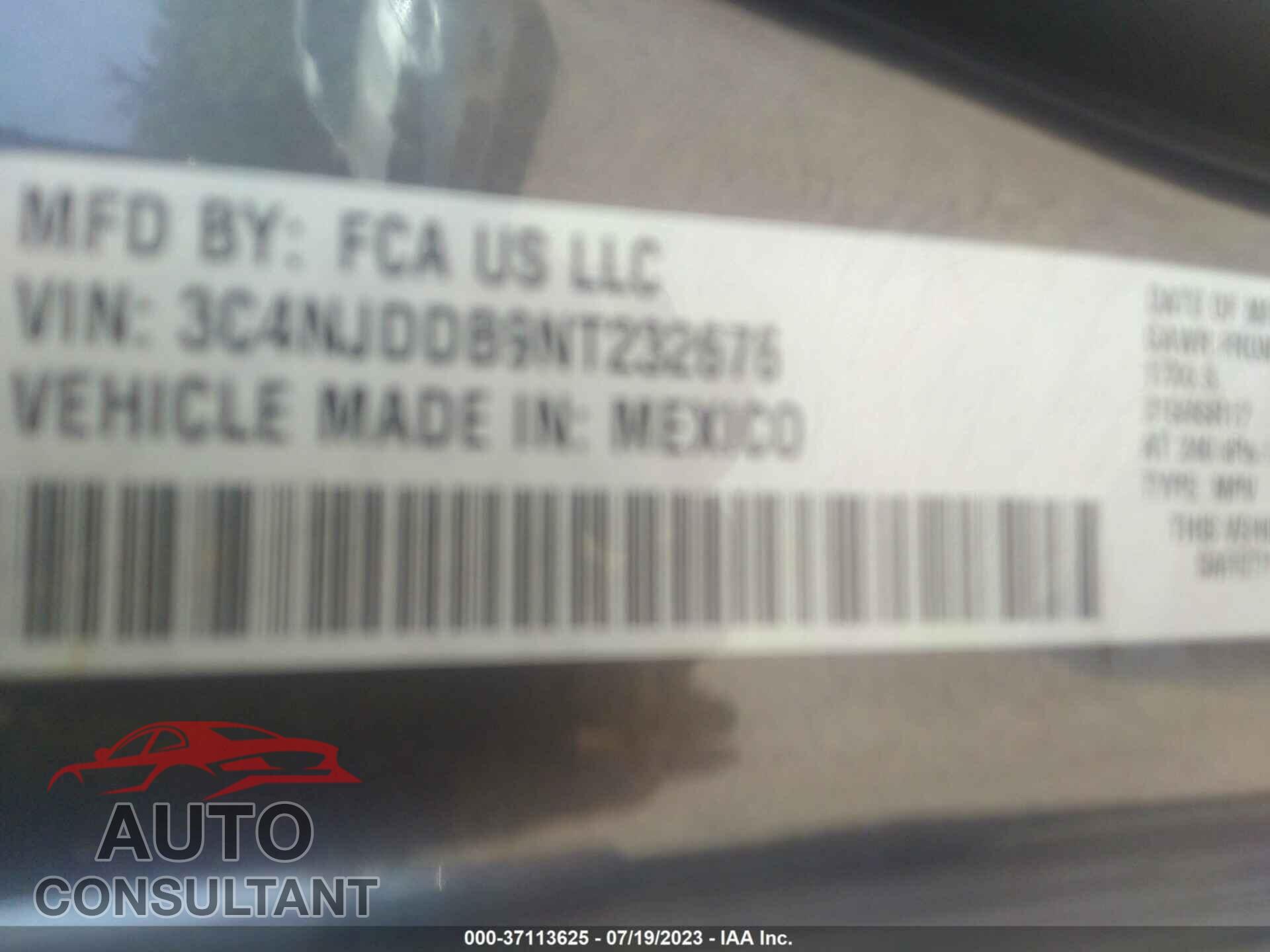 JEEP COMPASS 2022 - 3C4NJDDB9NT232676