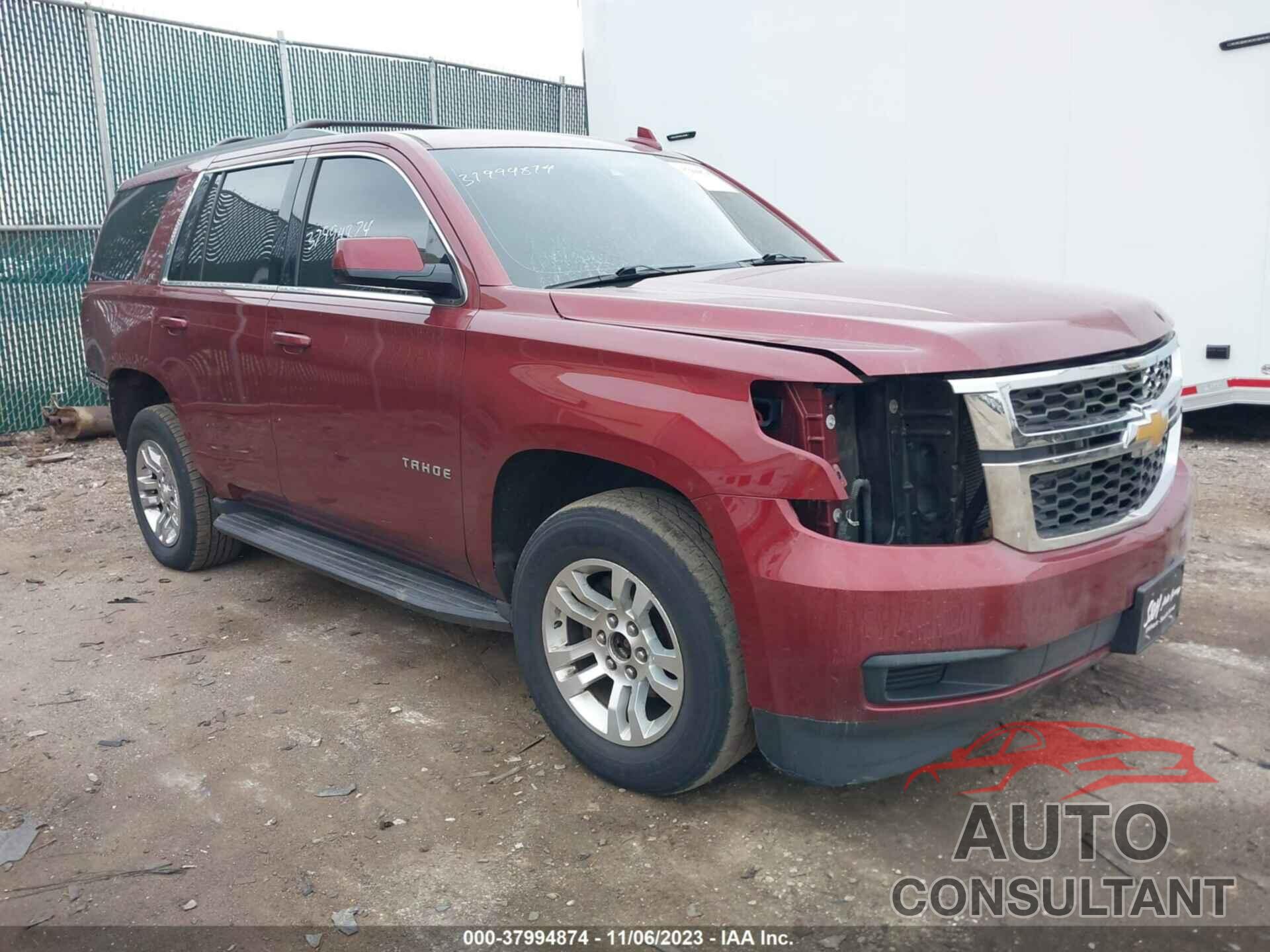 CHEVROLET TAHOE 2016 - 1GNSKBKCXGR144139