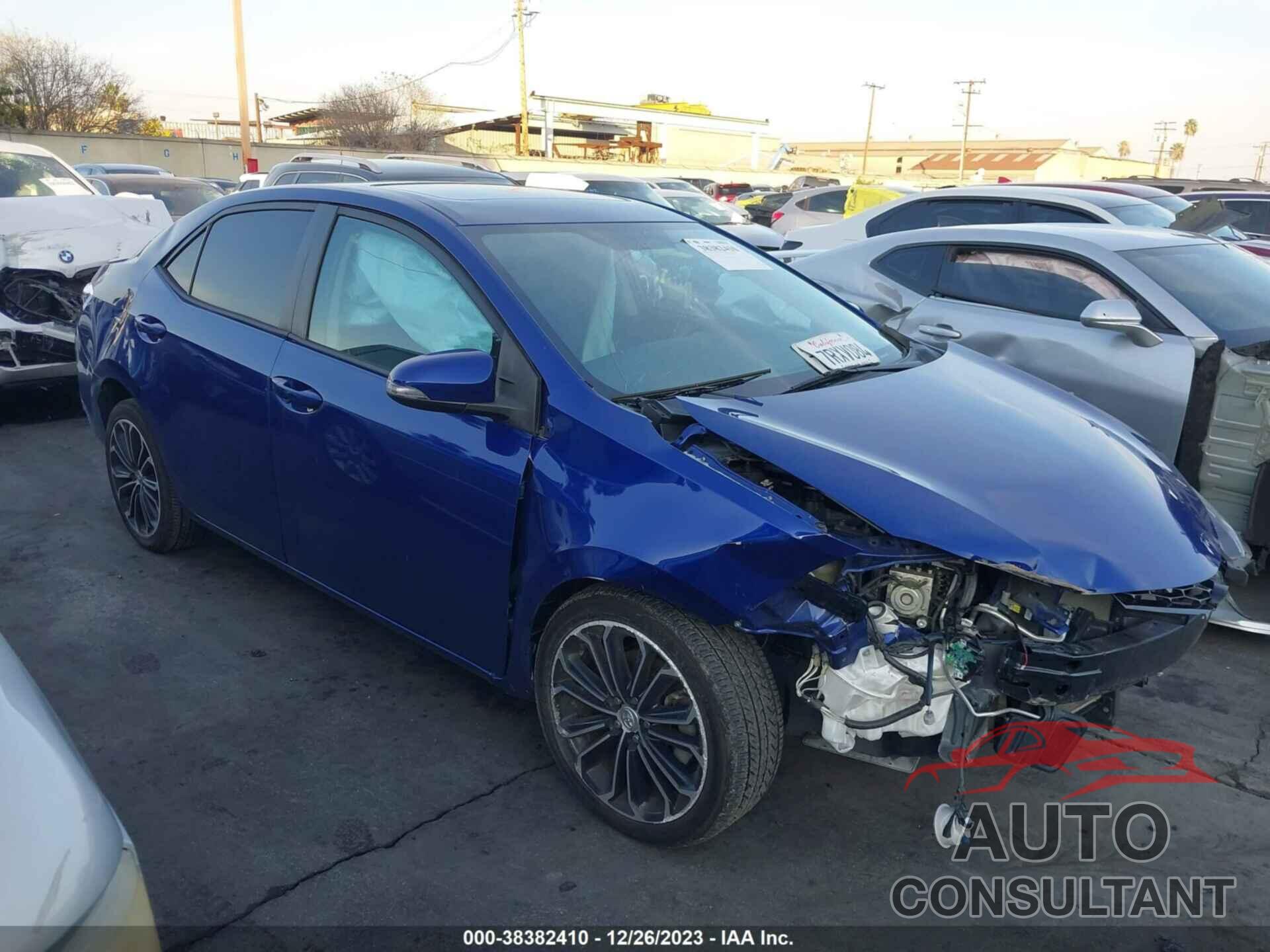 TOYOTA COROLLA 2016 - 5YFBURHE2GP475585