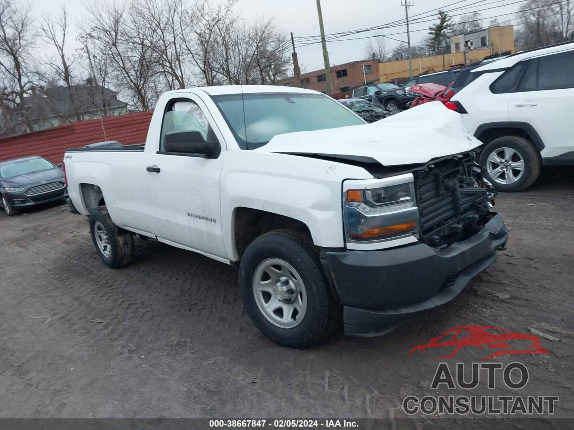 CHEVROLET SILVERADO 1500 2017 - 1GCNKNEH9HZ134332