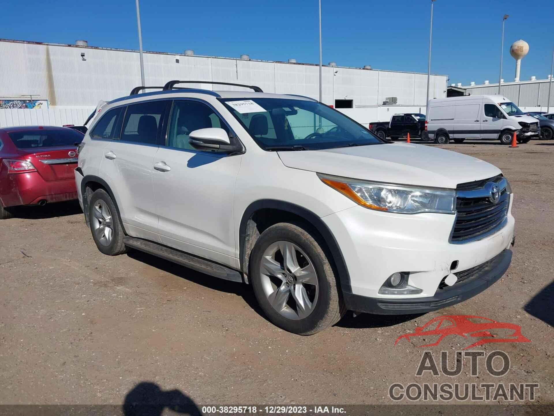 TOYOTA HIGHLANDER 2016 - 5TDYKRFH2GS147703