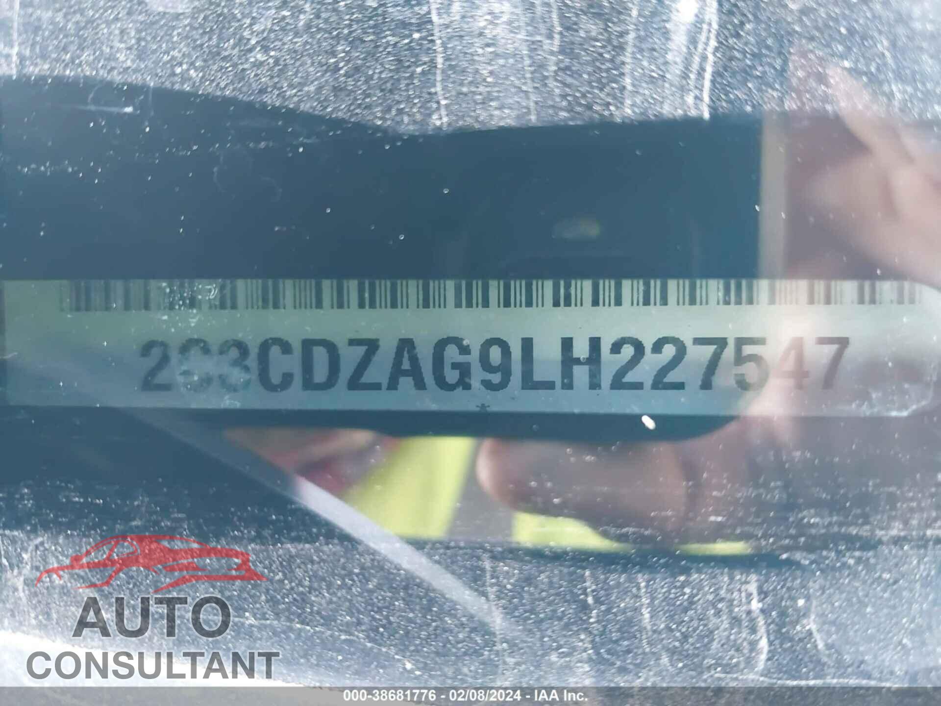 DODGE CHALLENGER 2020 - 2C3CDZAG9LH227547