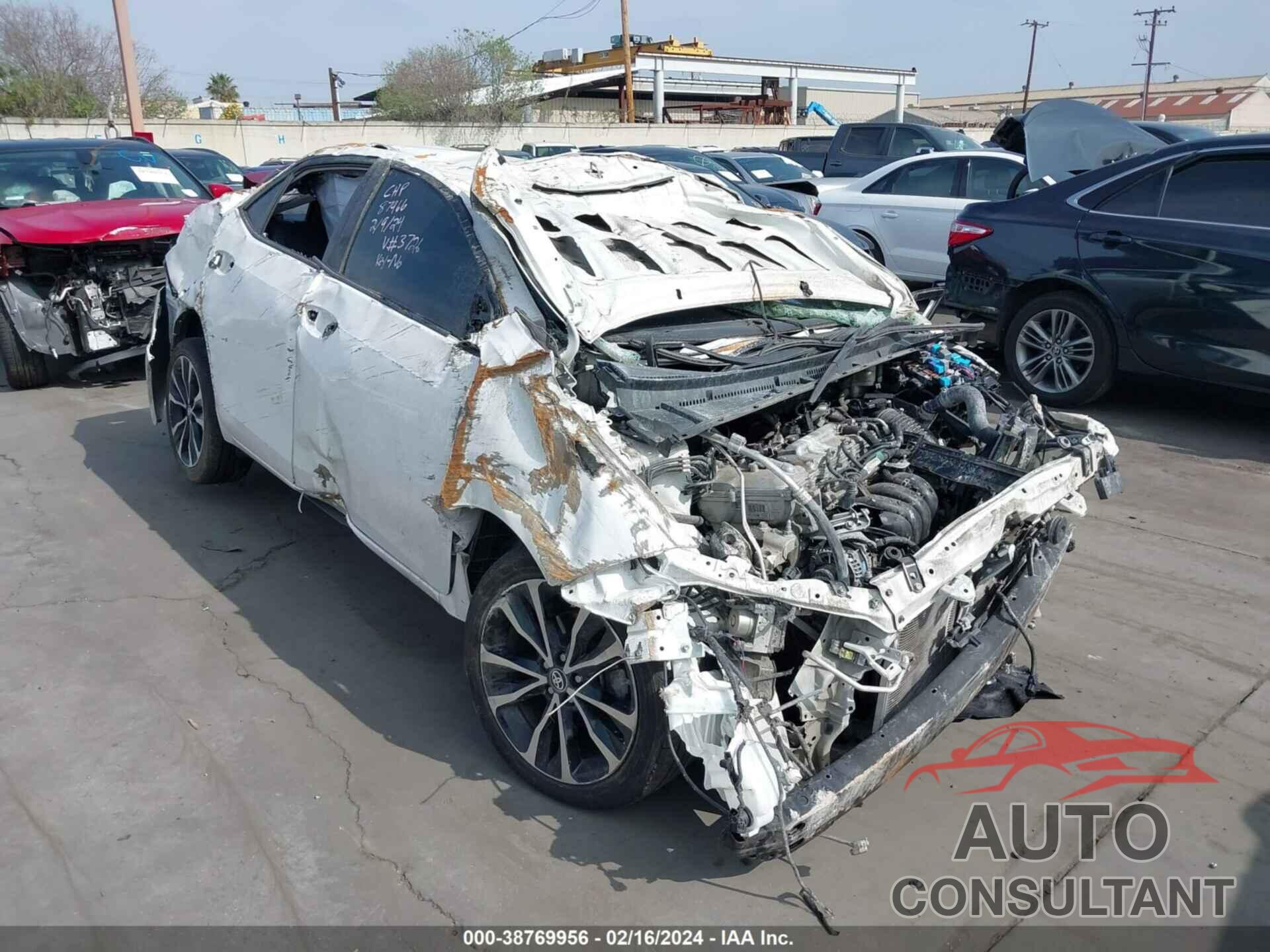 TOYOTA COROLLA 2017 - 5YFBURHE8HP693726