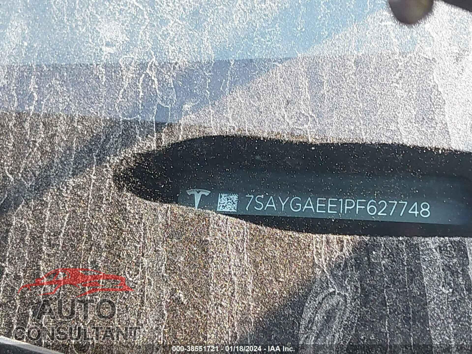 TESLA MODEL Y 2023 - 7SAYGAEE1PF627748