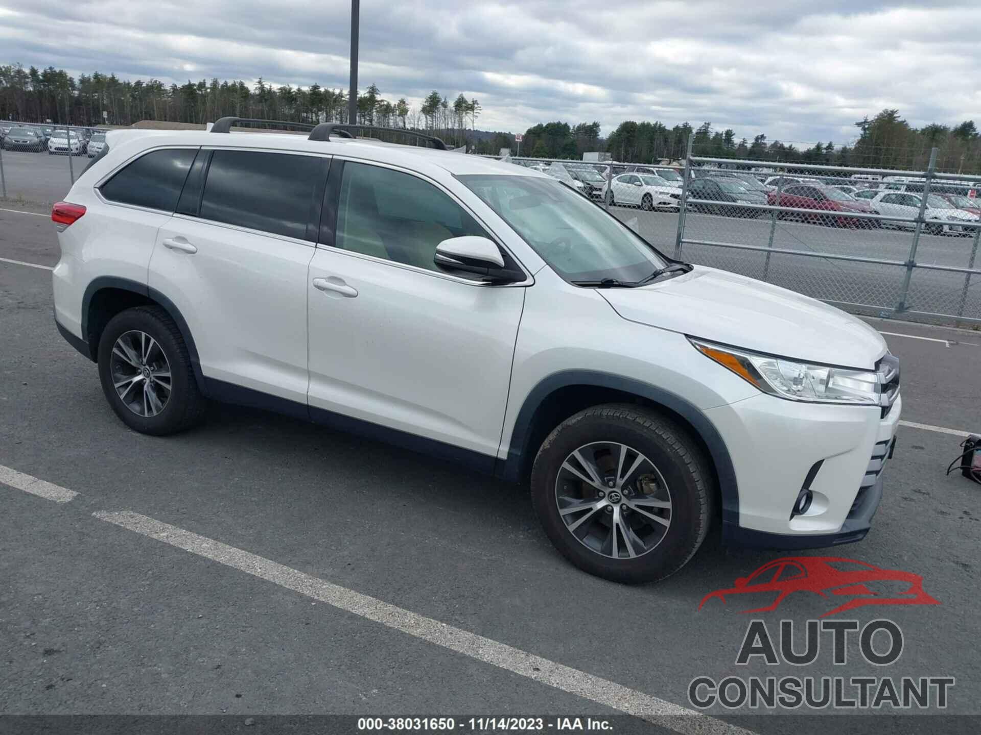 TOYOTA HIGHLANDER 2019 - 5TDZZRFH6KS328280