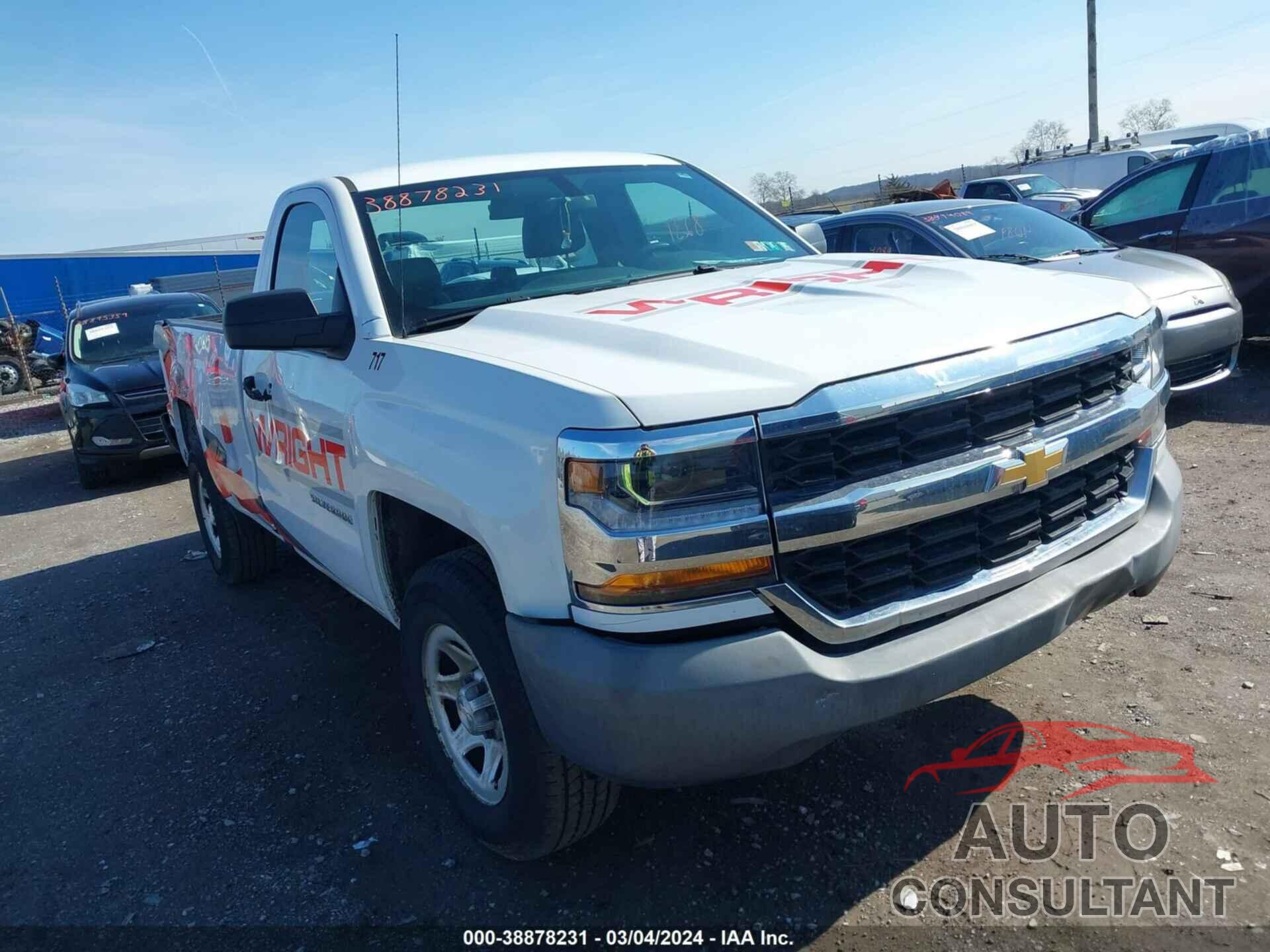 CHEVROLET SILVERADO 1500 2018 - 1GCNCNEH9JZ286131