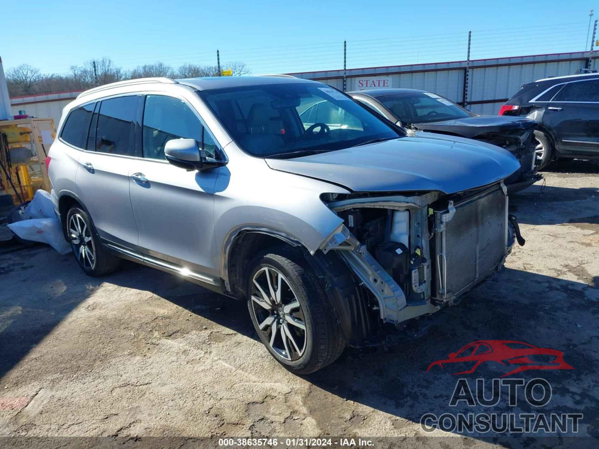 HONDA PILOT 2019 - 5FNYF5H98KB007882