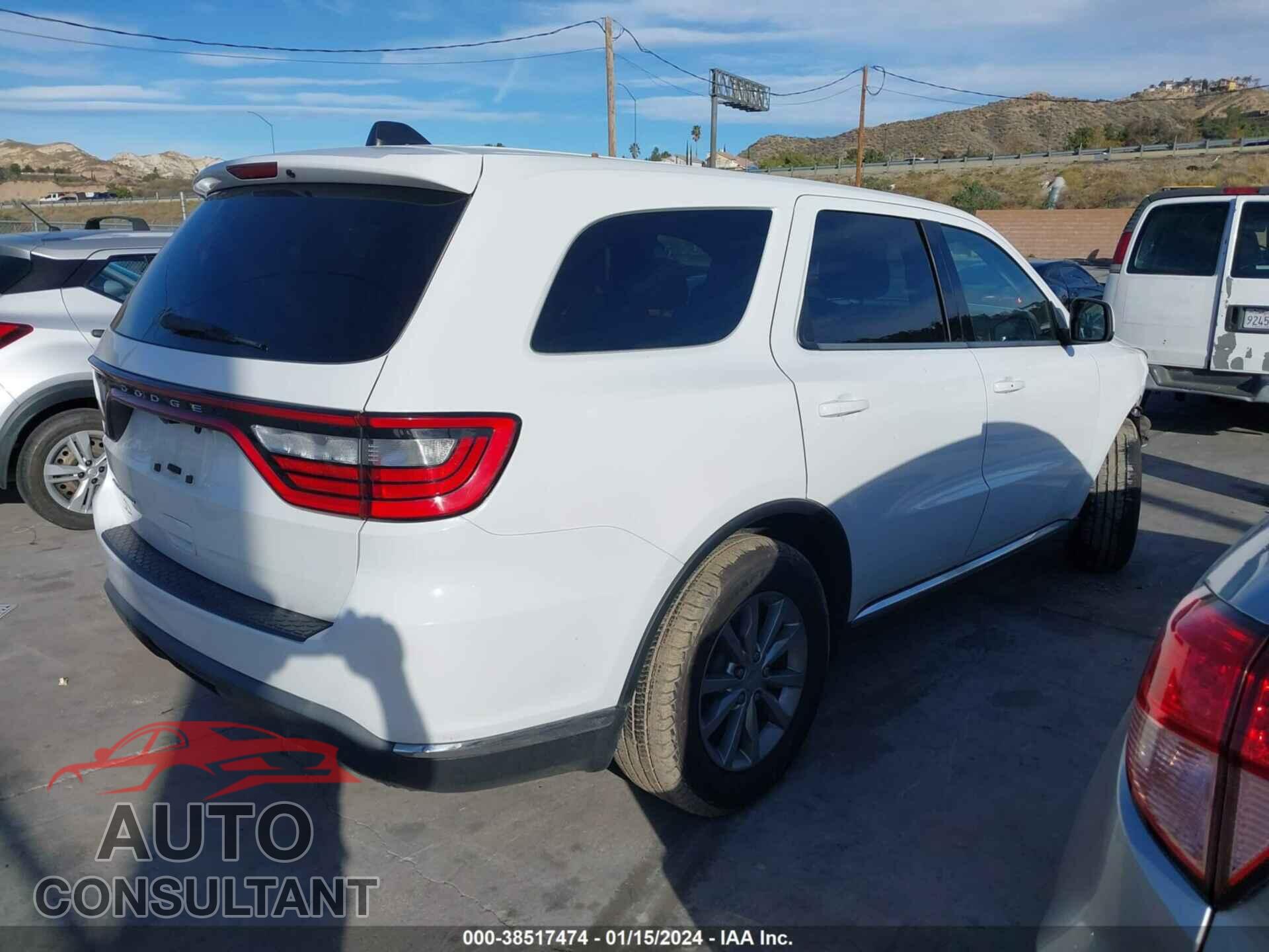 DODGE DURANGO 2018 - 1C4RDHAG3JC444897