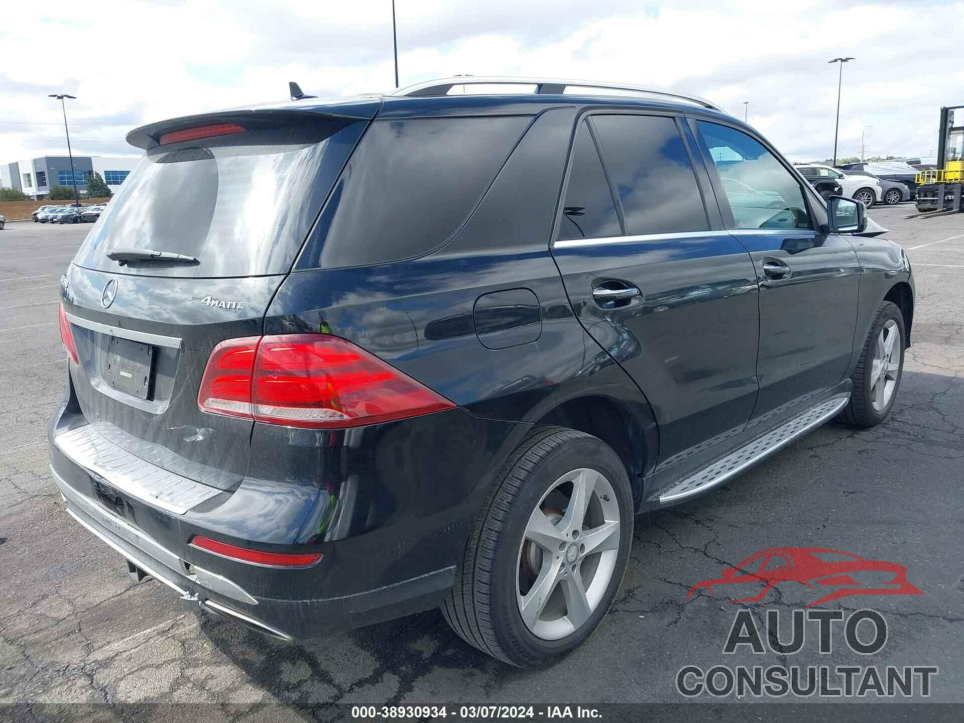 MERCEDES-BENZ GLE 350 2016 - 4JGDA5HBXGA672990