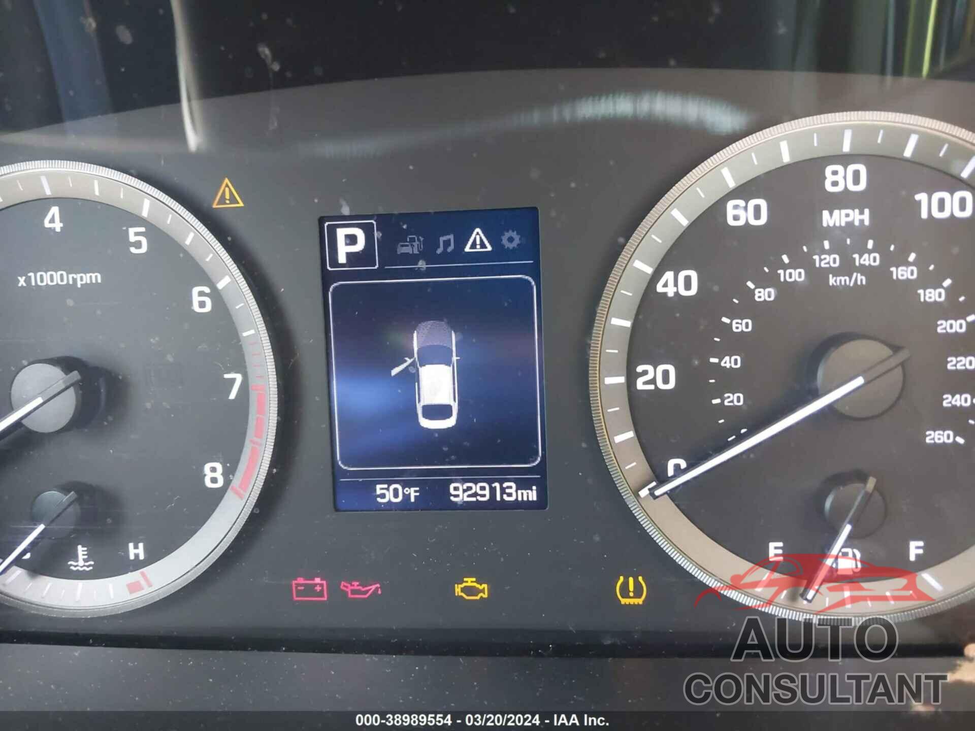 HYUNDAI SONATA 2016 - 5NPE34AF3GH370850