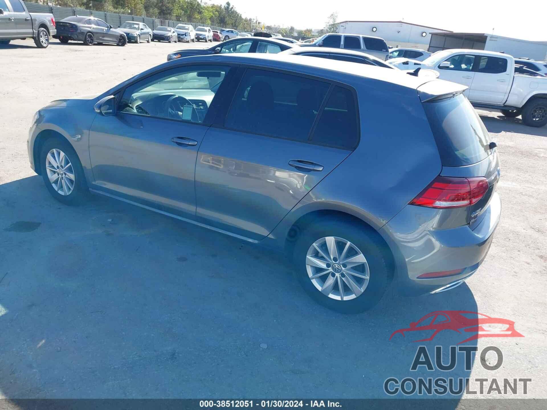 VOLKSWAGEN GOLF 2019 - 3VWG57AU9KM022344