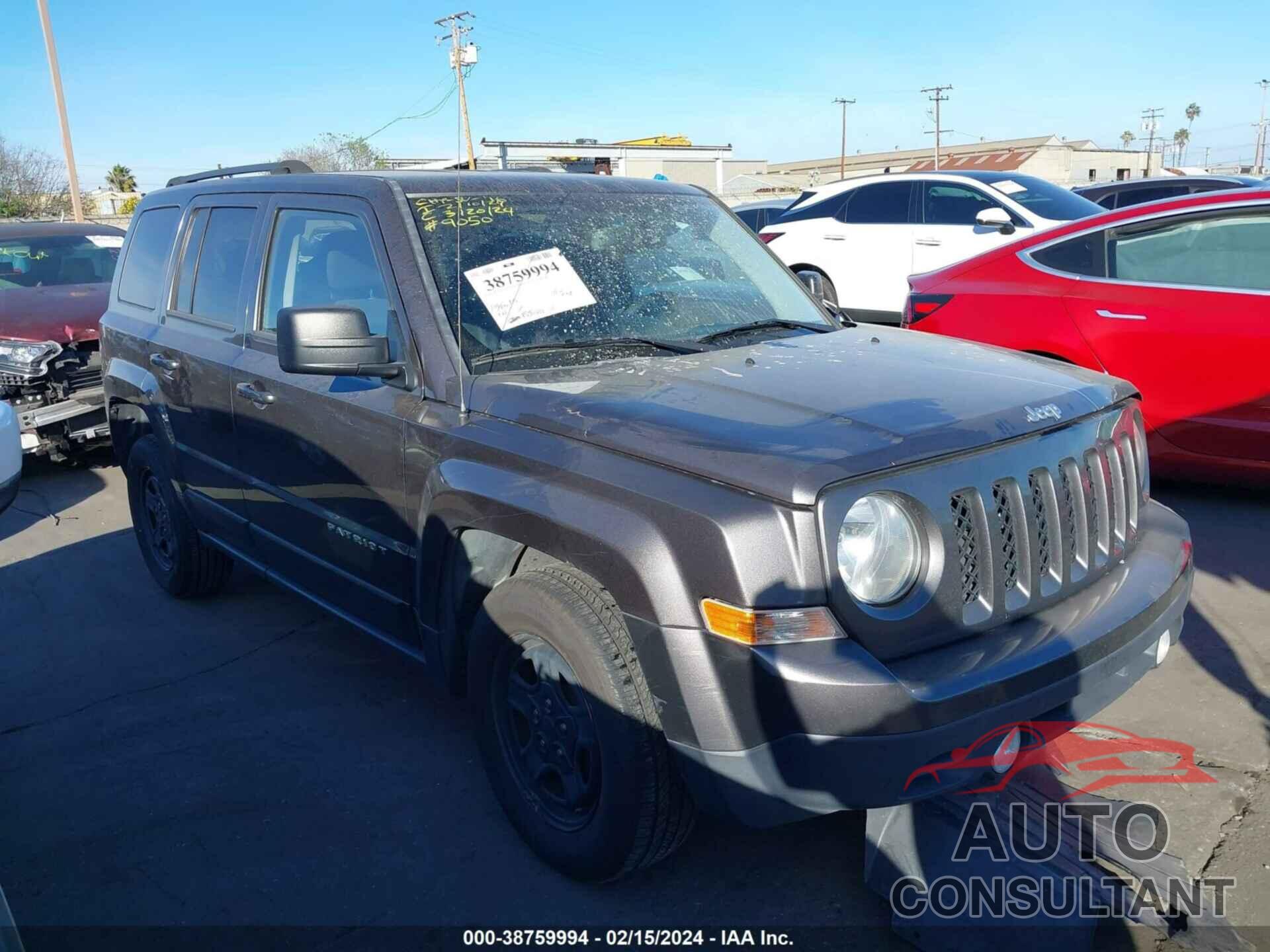 JEEP PATRIOT 2016 - 1C4NJPBB4GD519050