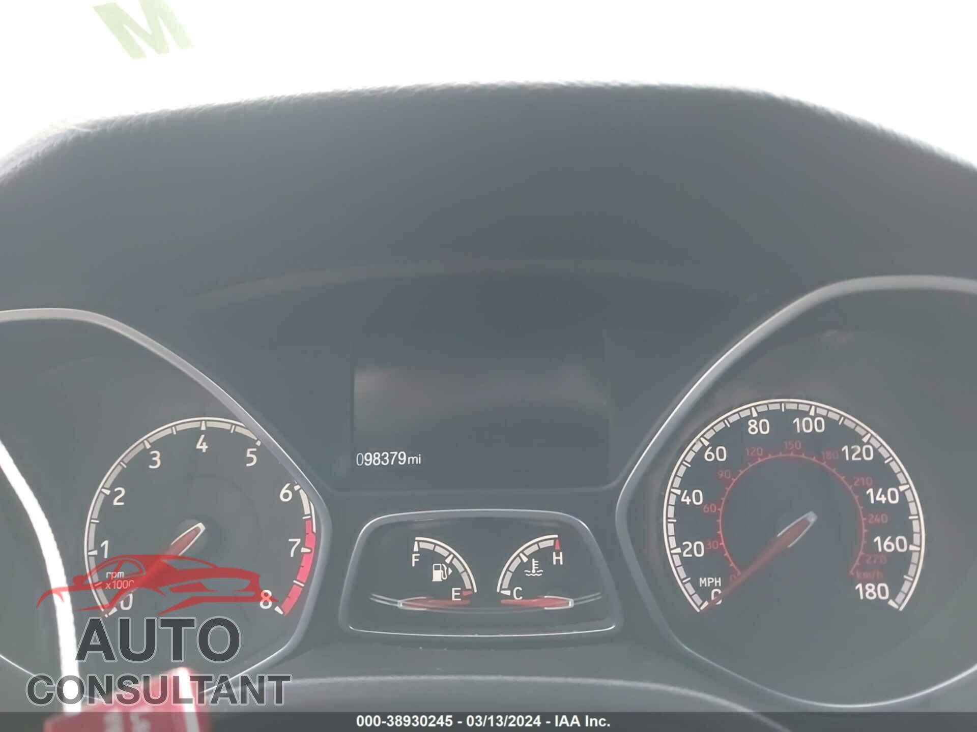 FORD FOCUS ST 2017 - 1FADP3L93HL211332