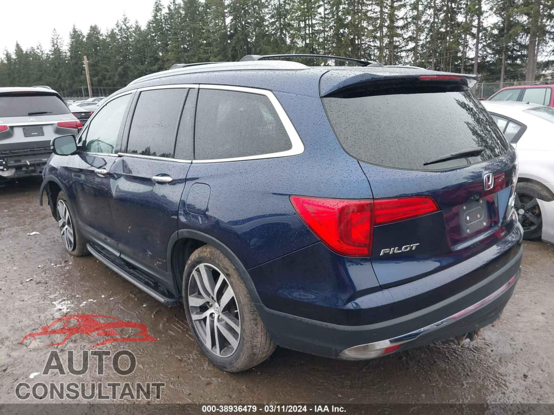 HONDA PILOT 2017 - 5FNYF6H92HB060561