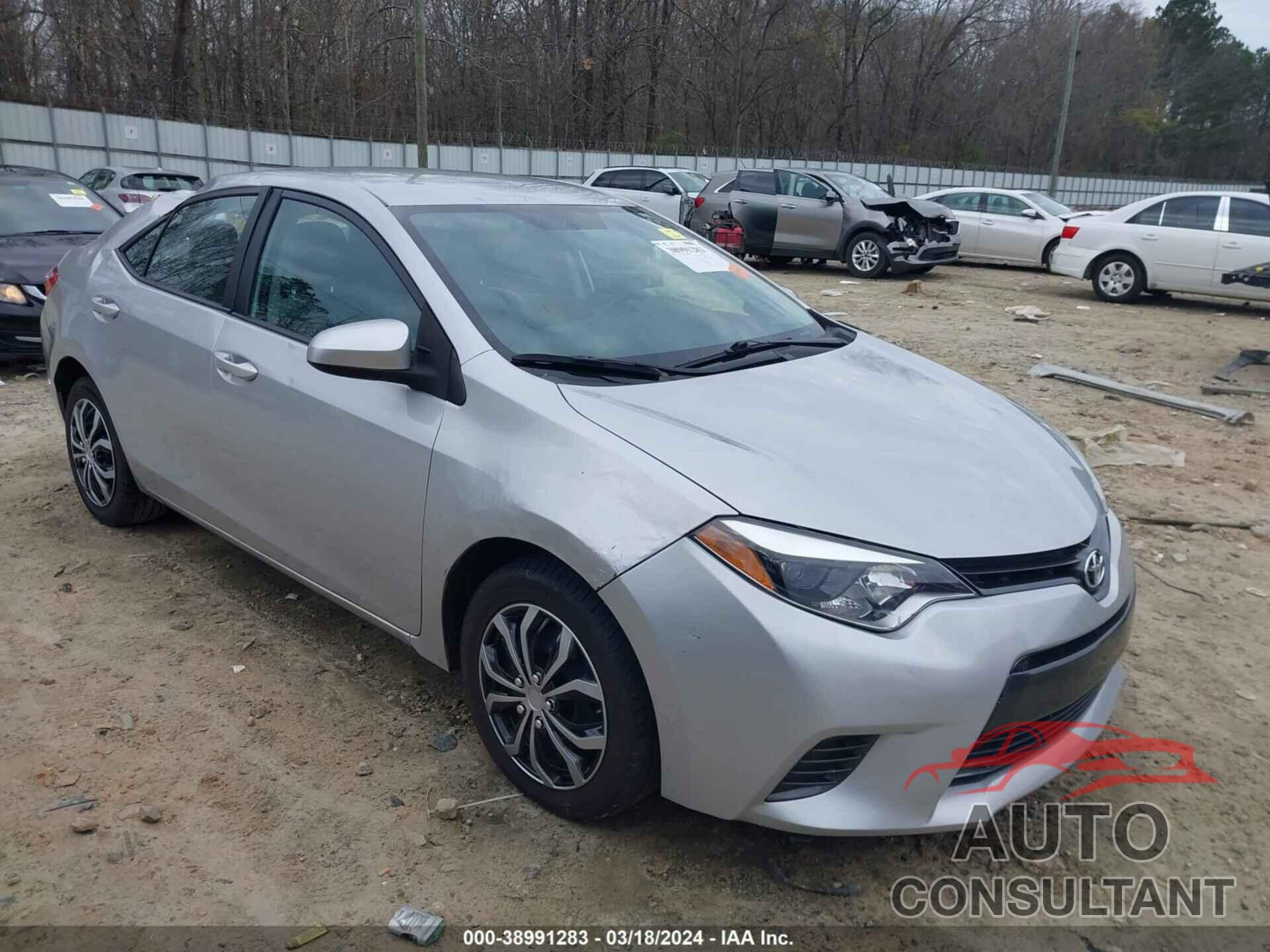 TOYOTA COROLLA 2016 - 5YFBURHE6GP548067