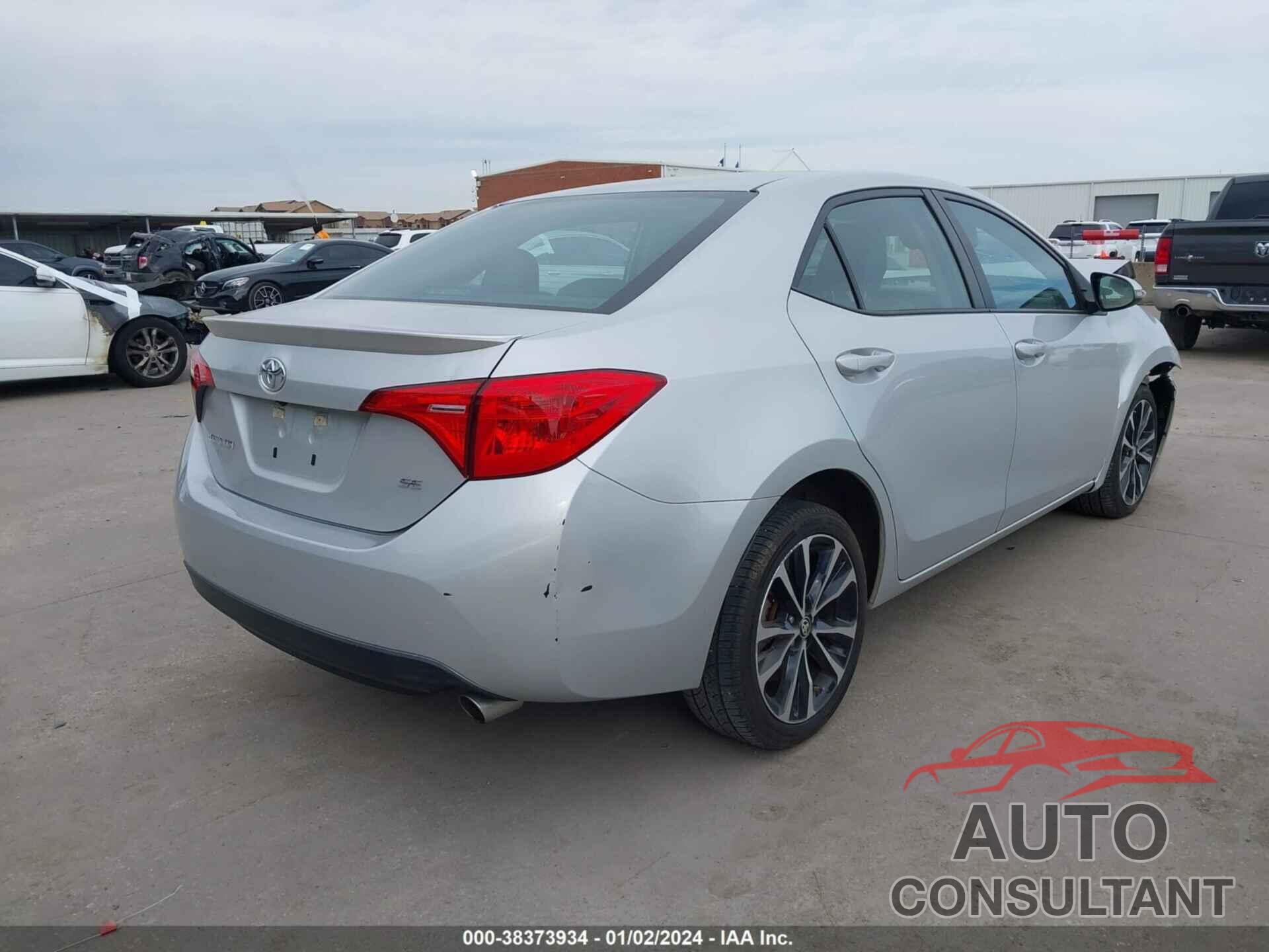 TOYOTA COROLLA 2017 - 5YFBURHE8HP626317