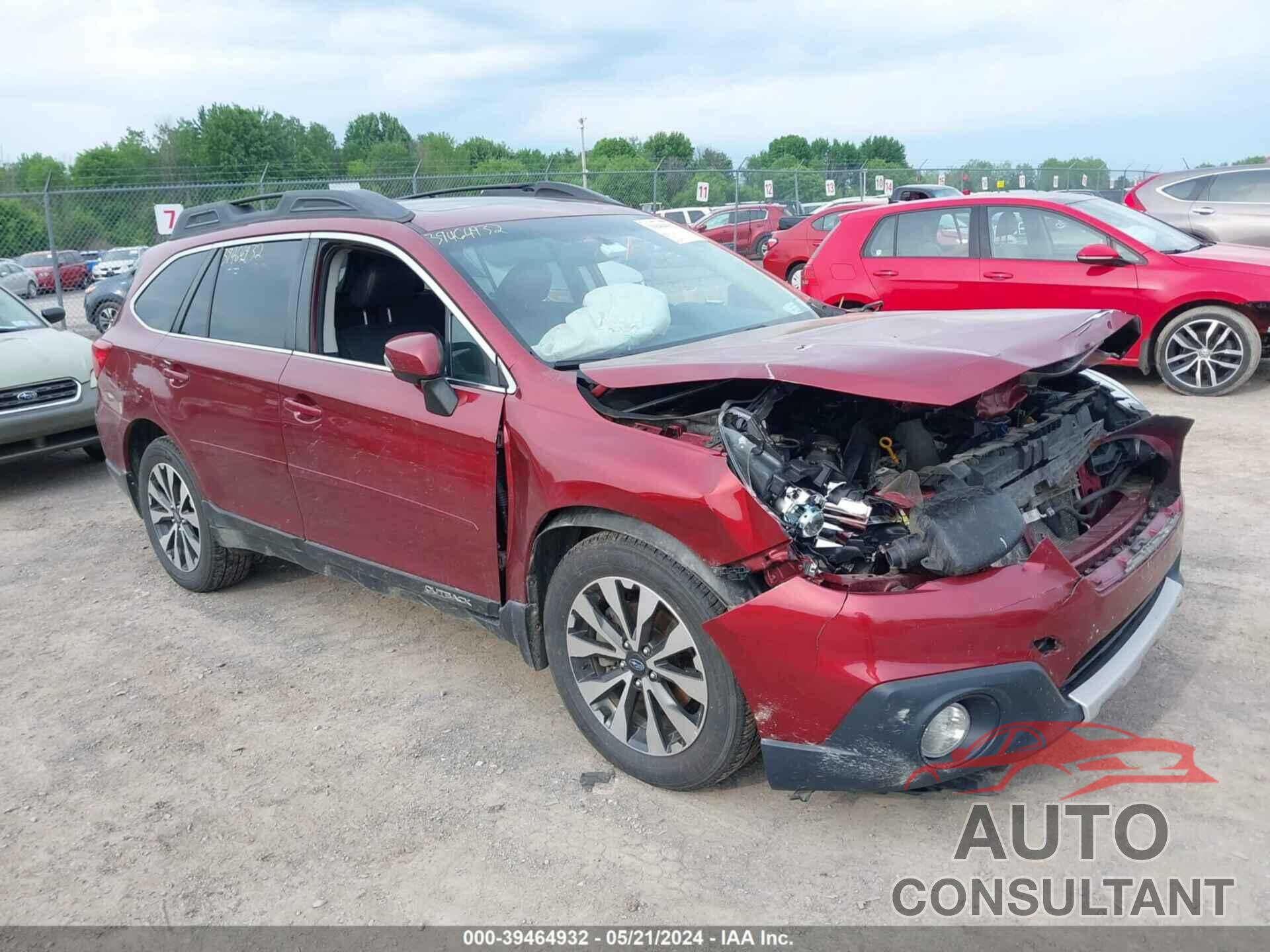 SUBARU OUTBACK 2016 - 4S4BSALC0G3230124