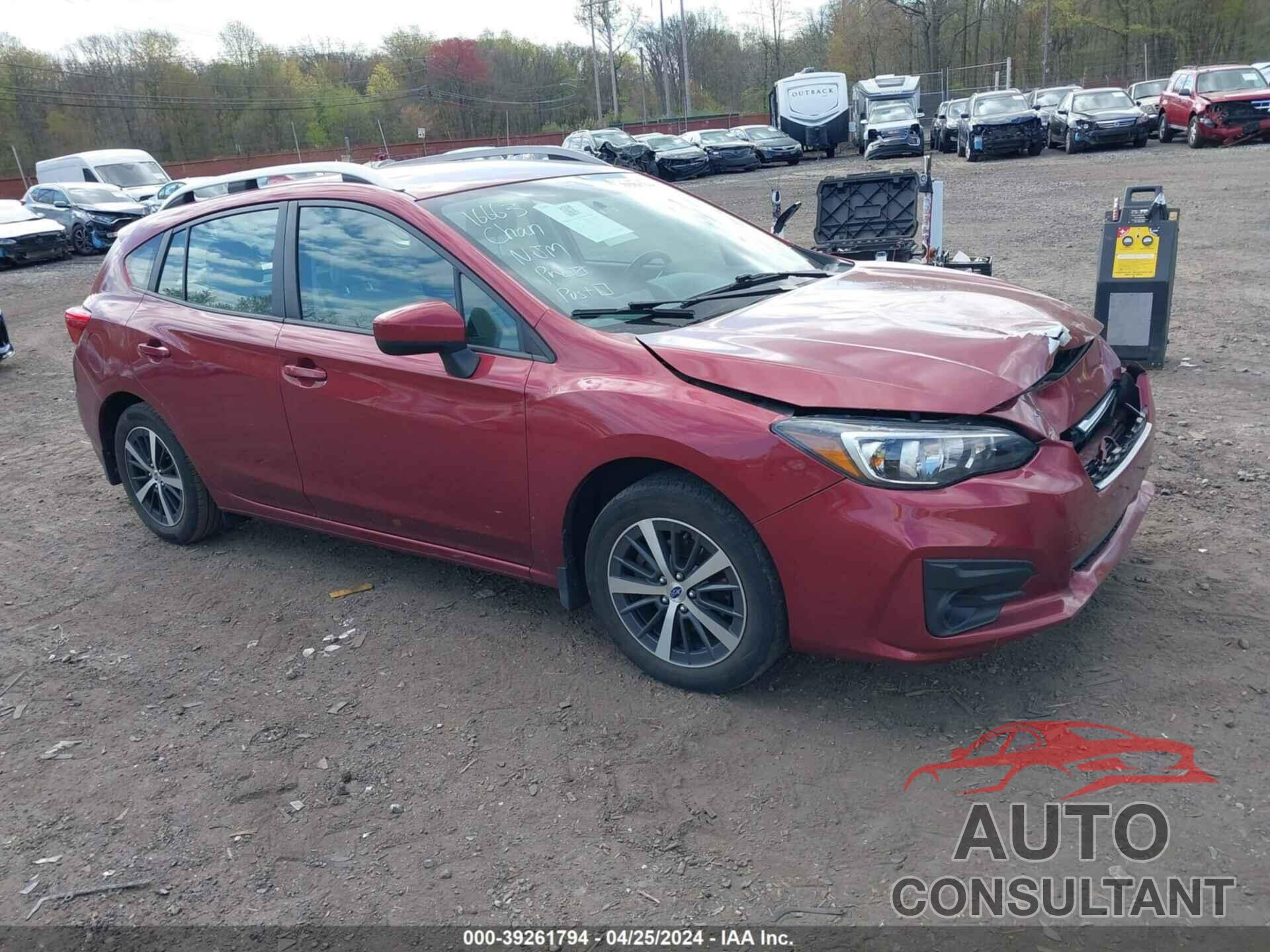 SUBARU IMPREZA 2019 - 4S3GTAC60K3747143