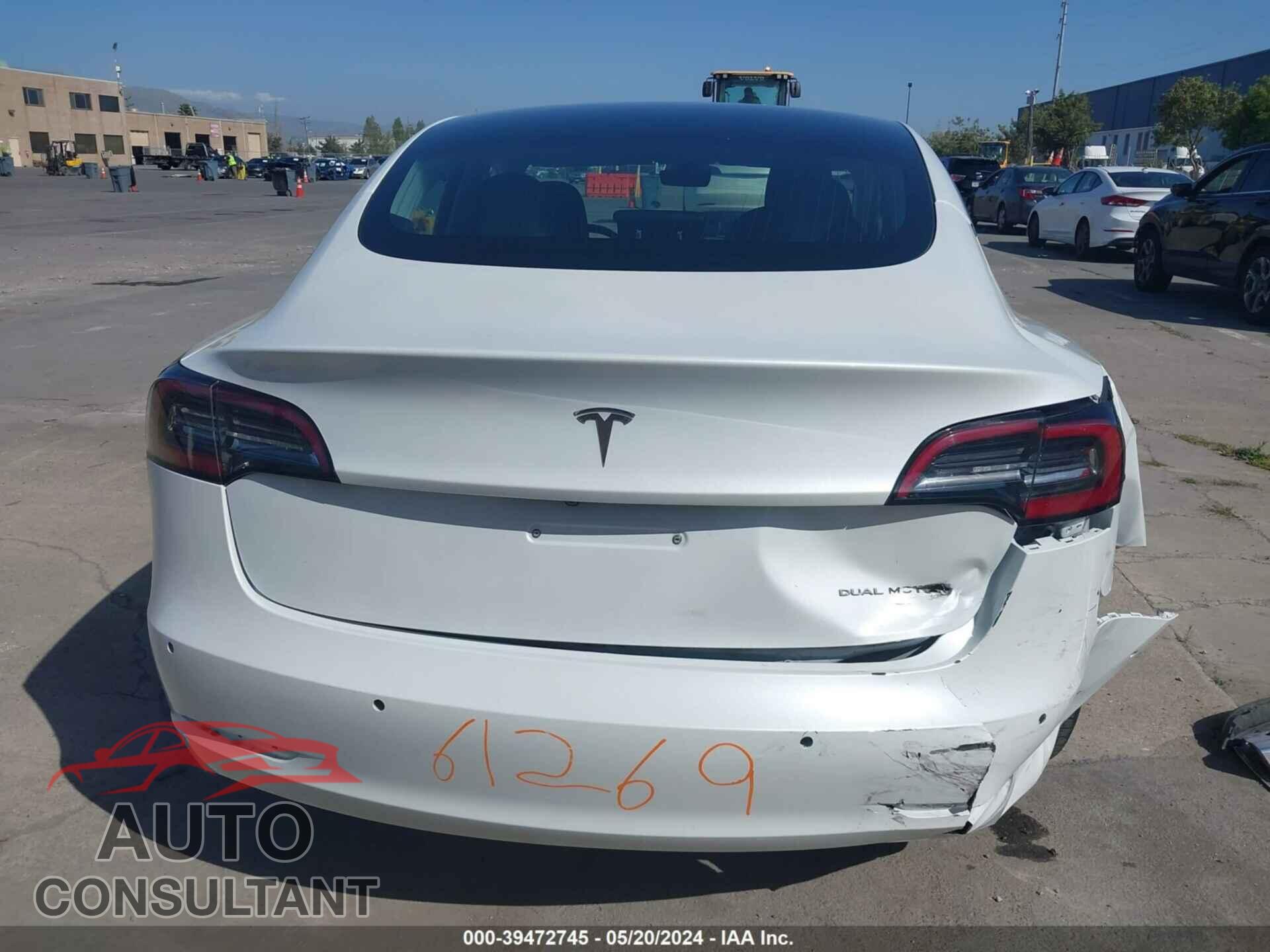 TESLA MODEL 3 2020 - 5YJ3E1EBXLF741678