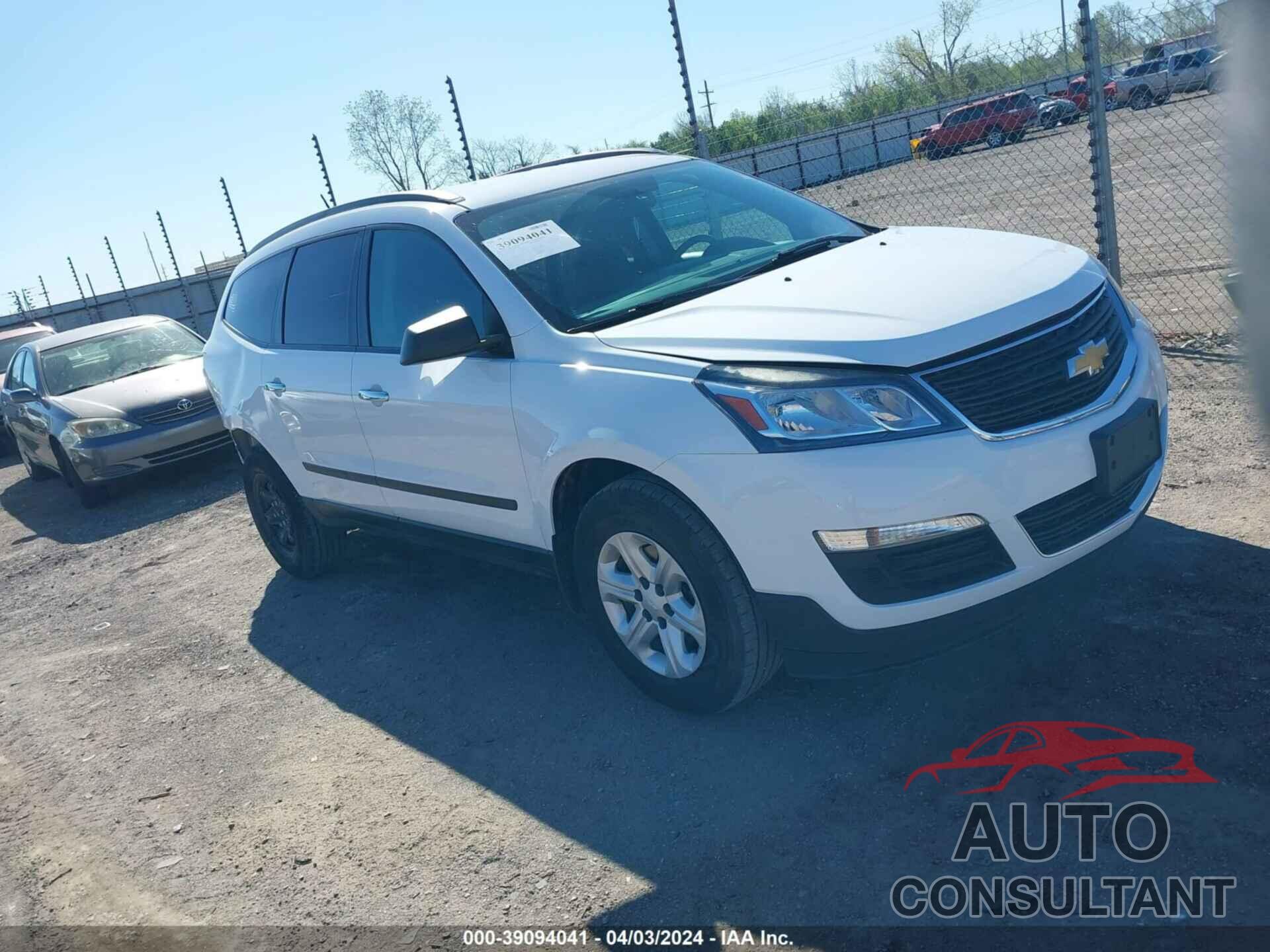 CHEVROLET TRAVERSE 2017 - 1GNKRFED5HJ311059