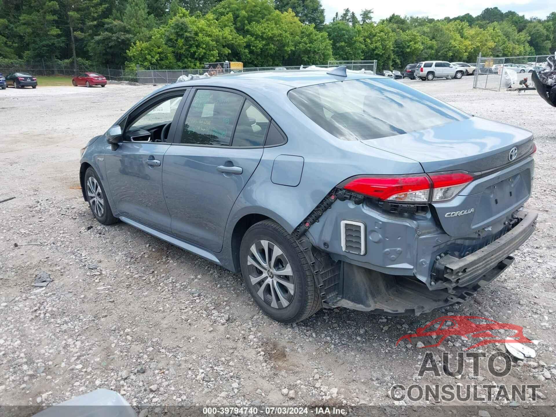 TOYOTA COROLLA 2020 - JTDEBRBE7LJ030155
