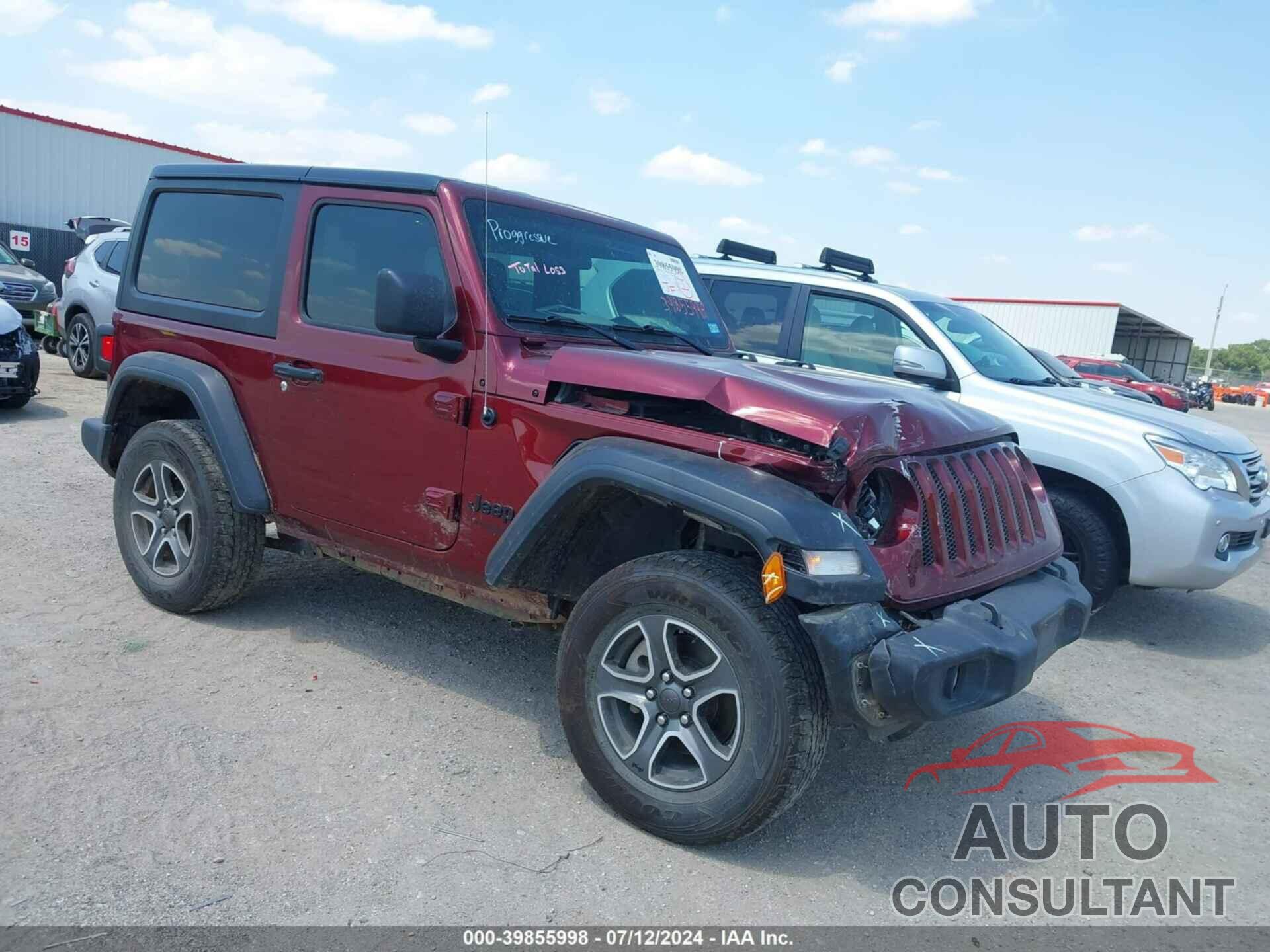 JEEP WRANGLER 2021 - 1C4HJXAG5MW663054
