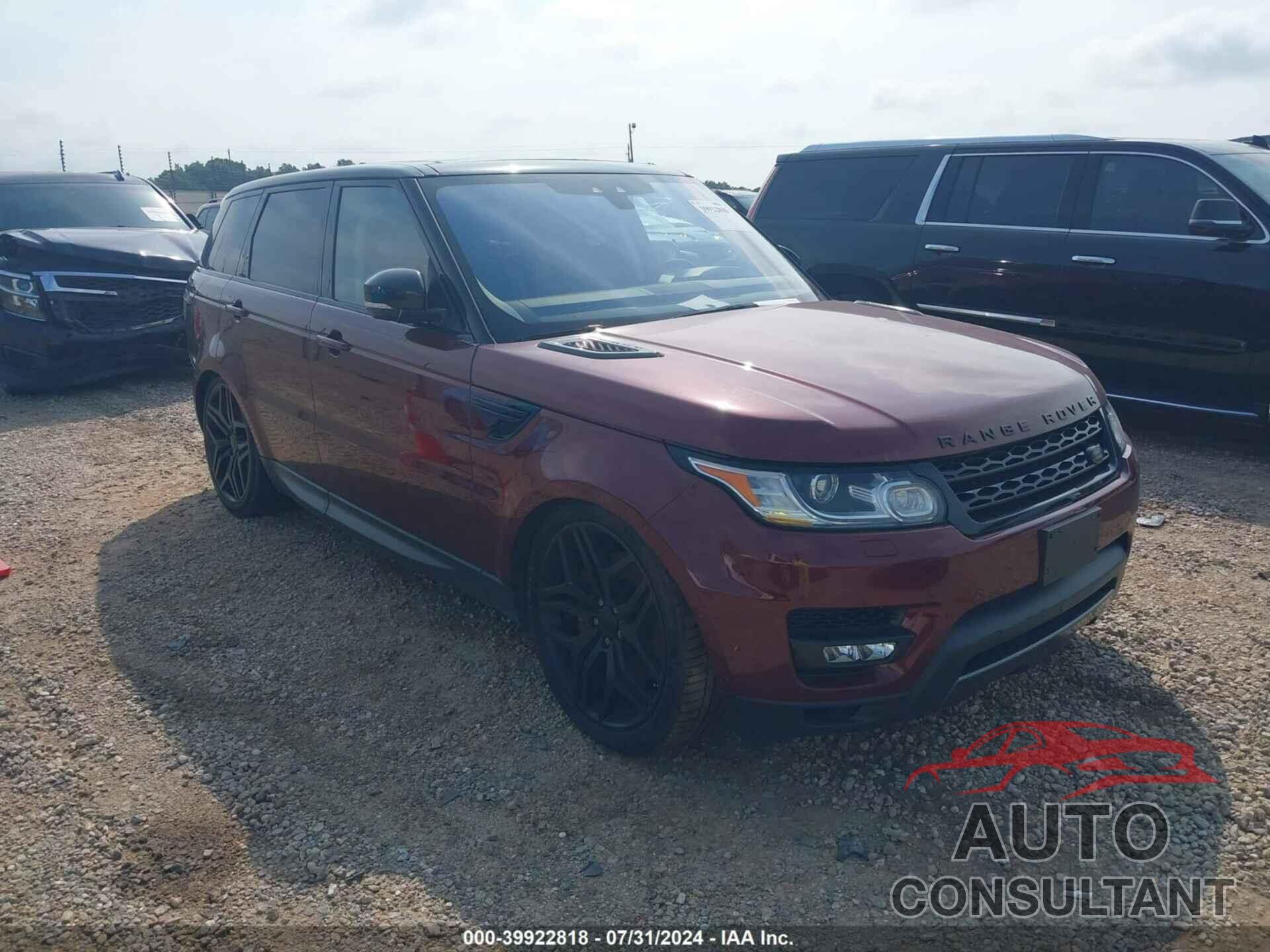 LAND ROVER RANGE ROVER SPORT 2017 - SALWR2FE5HA141286