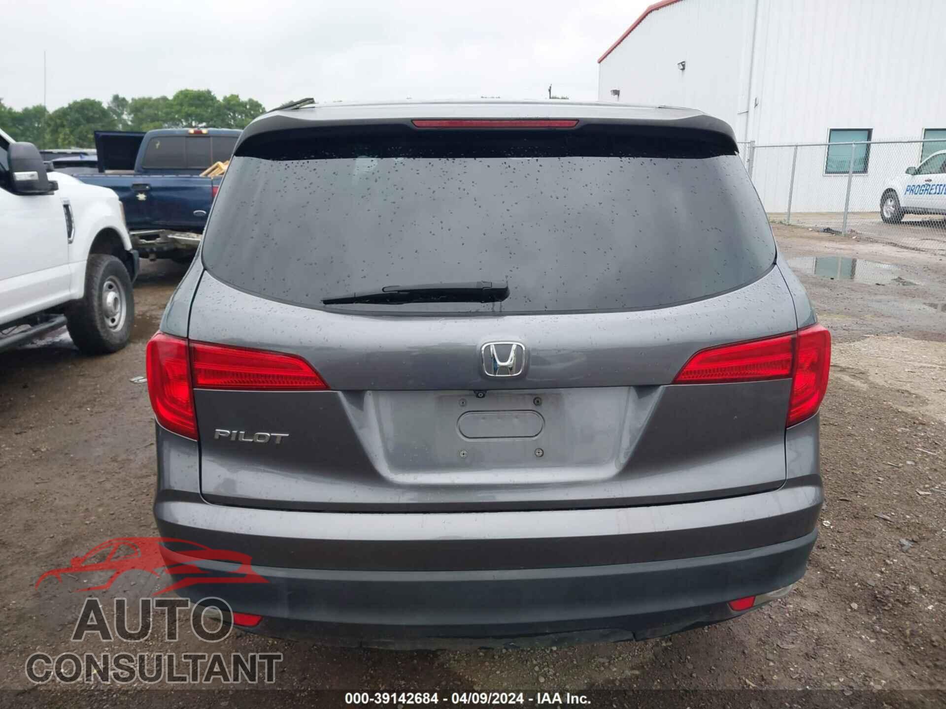 HONDA PILOT 2017 - 5FNYF5H12HB044896