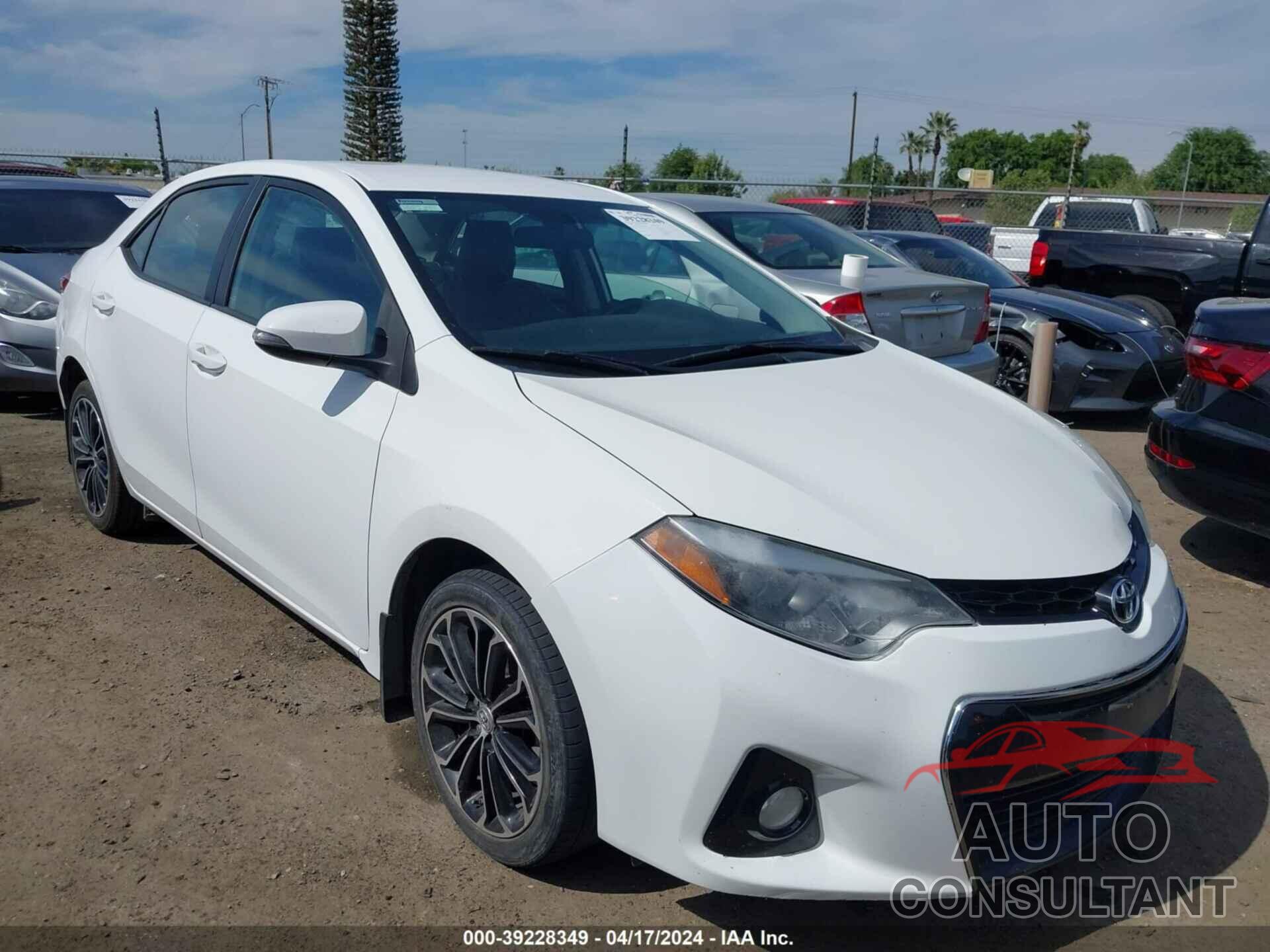 TOYOTA COROLLA 2016 - 5YFBURHE8GP556610