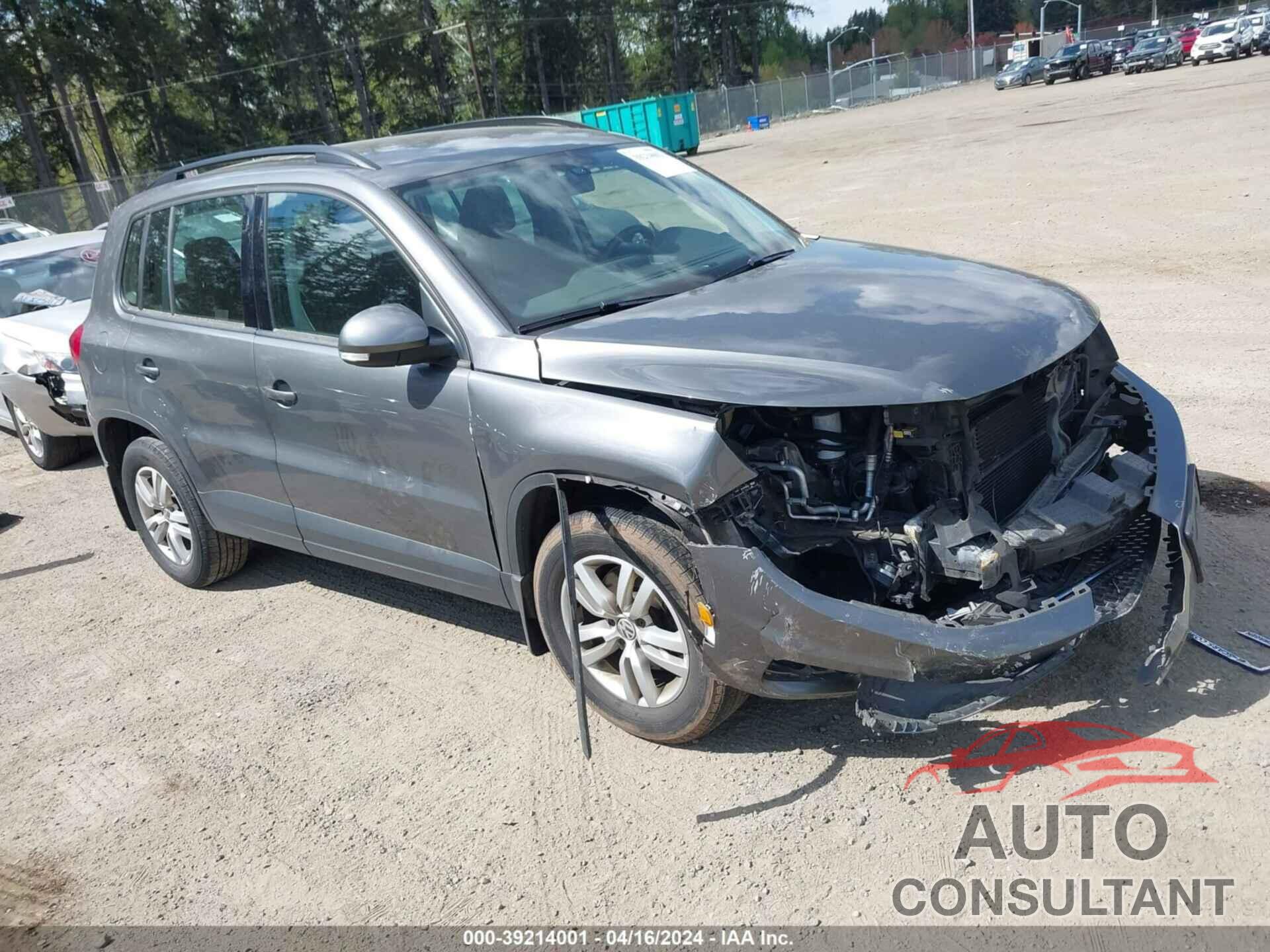 VOLKSWAGEN TIGUAN 2017 - WVGBV7AX1HK019179