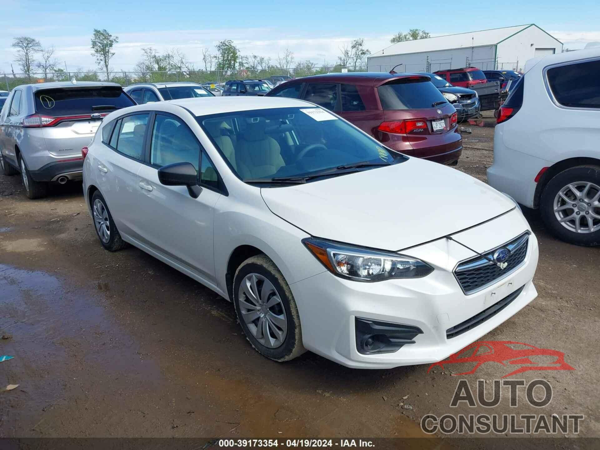 SUBARU IMPREZA 2019 - 4S3GTAB64K3705088