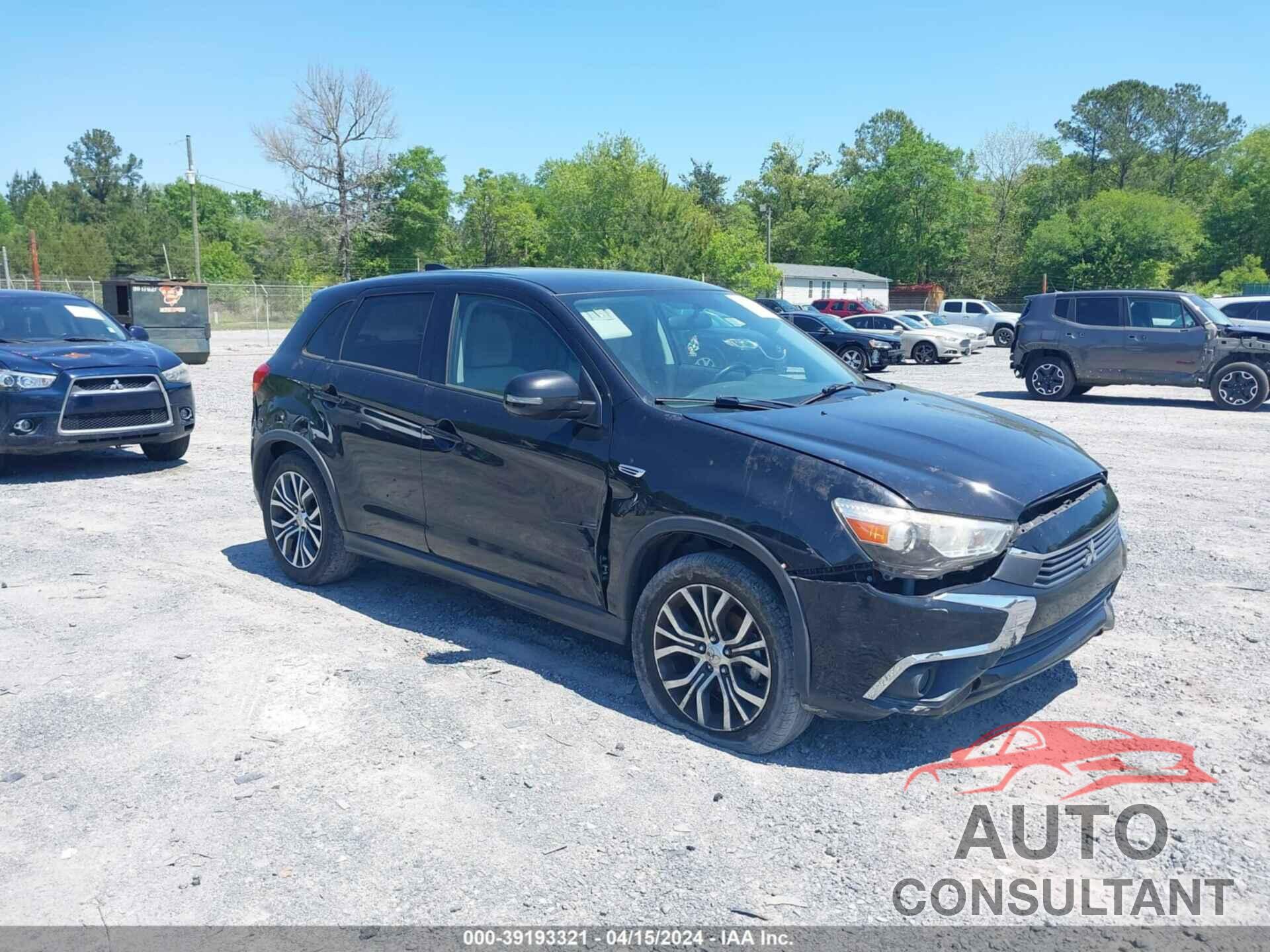 MITSUBISHI OUTLANDER SPORT 2017 - JA4AP3AU0HZ053513