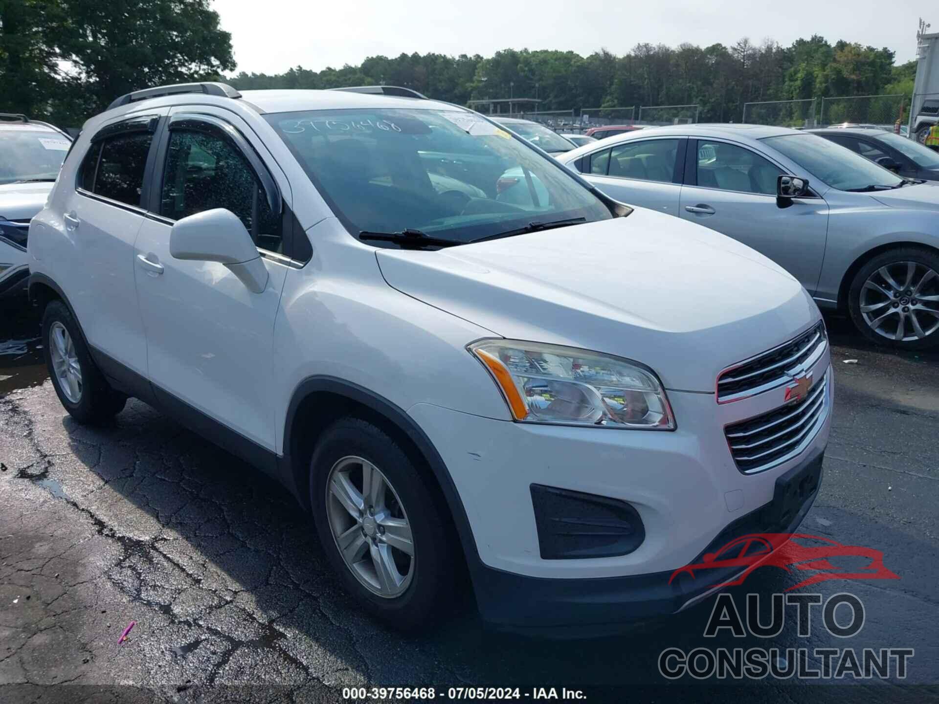 CHEVROLET TRAX 2015 - 3GNCJLSB2FL252166