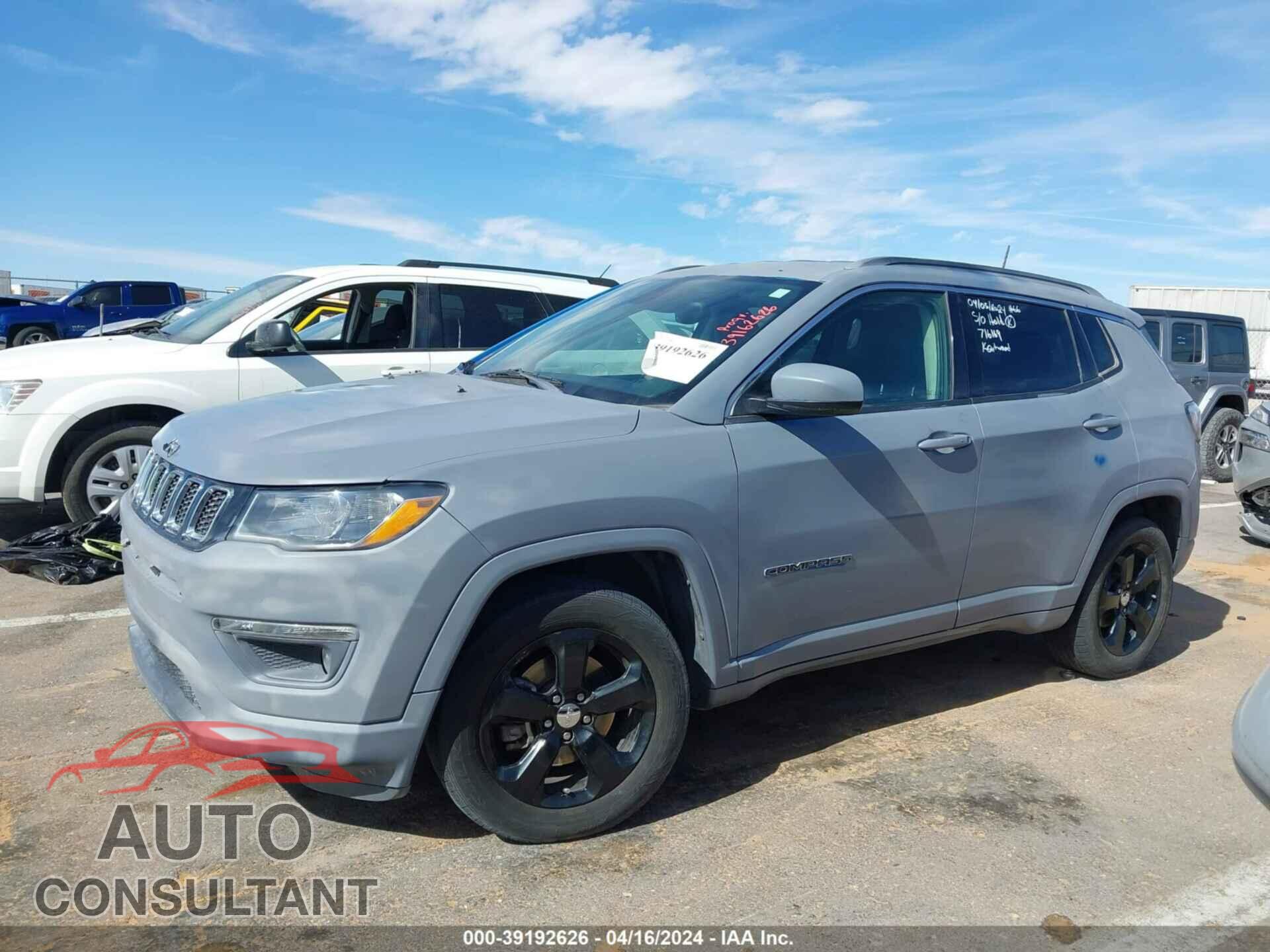 JEEP COMPASS 2017 - 3C4NJCBB6HT629456