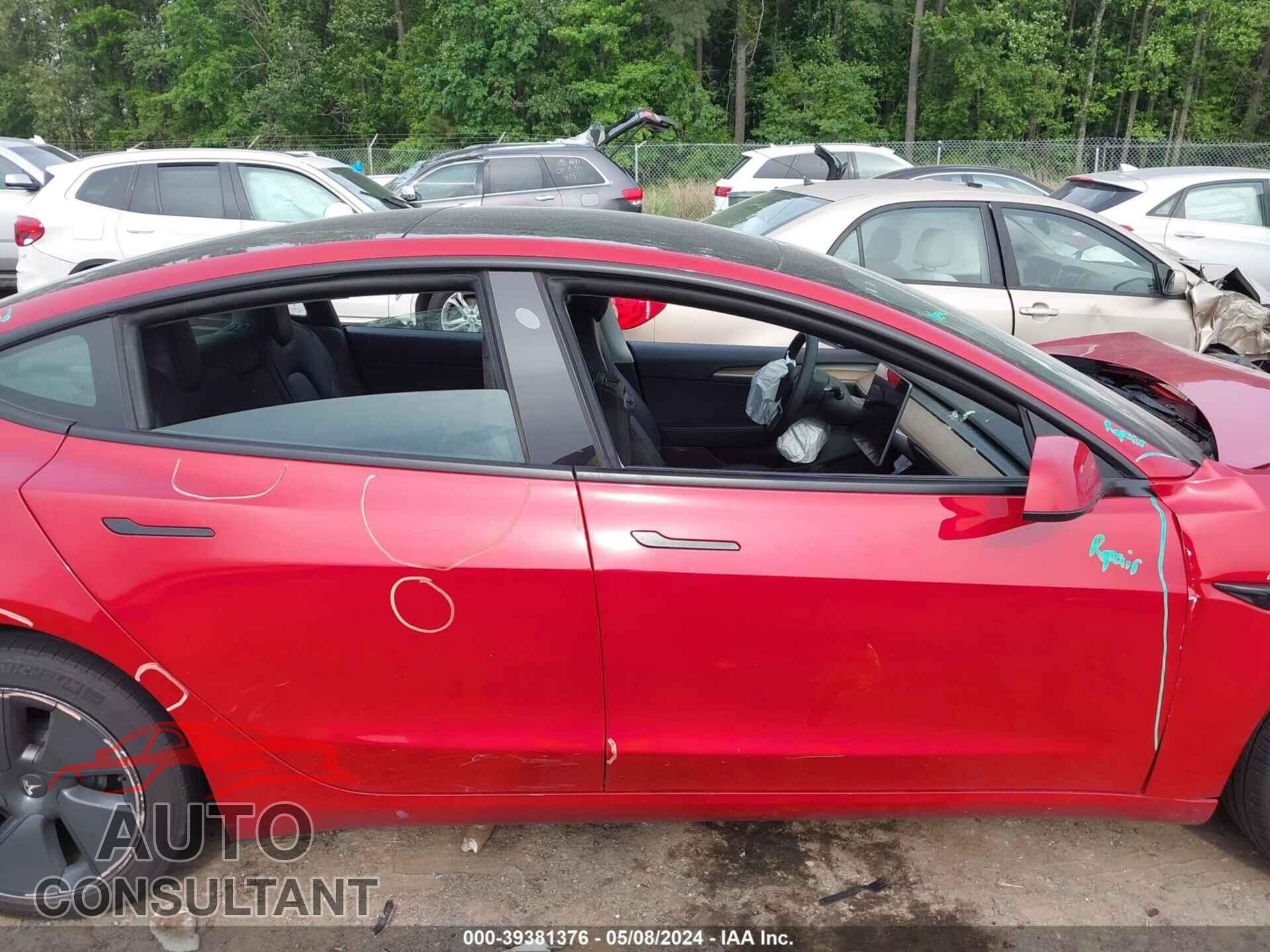 TESLA MODEL 3 2022 - 5YJ3E1EB7NF239276