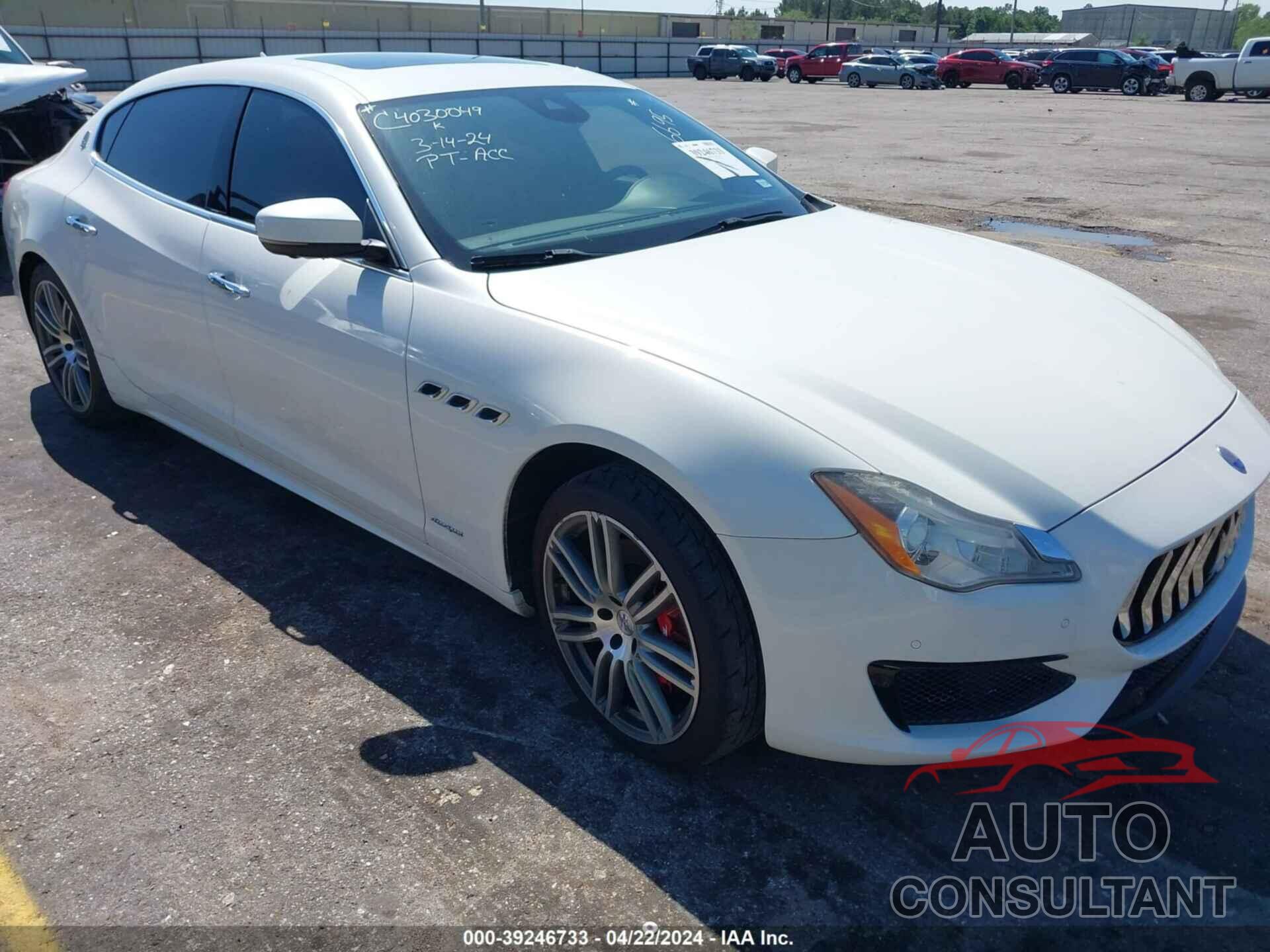 MASERATI QUATTROPORTE 2017 - ZAM56RPS9H1236695