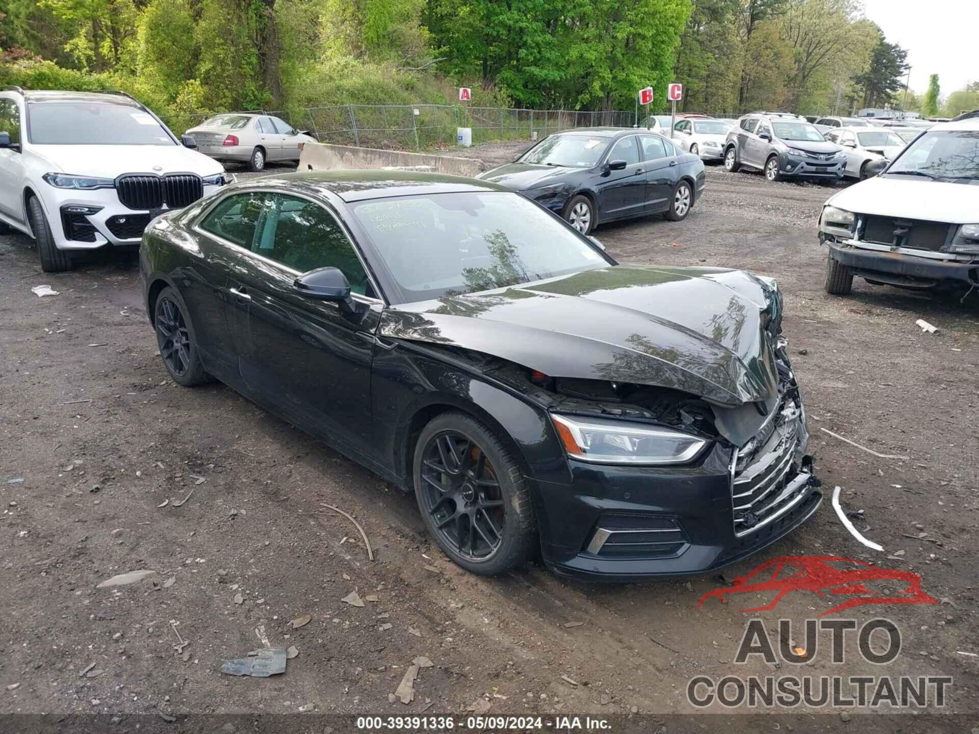 AUDI A5 2018 - WAUPNAF57JA001521