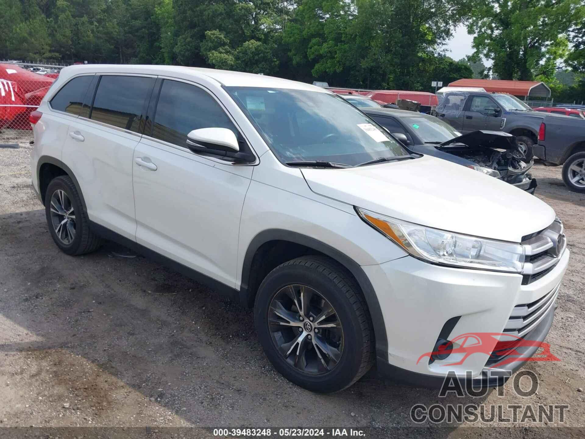 TOYOTA HIGHLANDER 2019 - 5TDZZRFHXKS360617