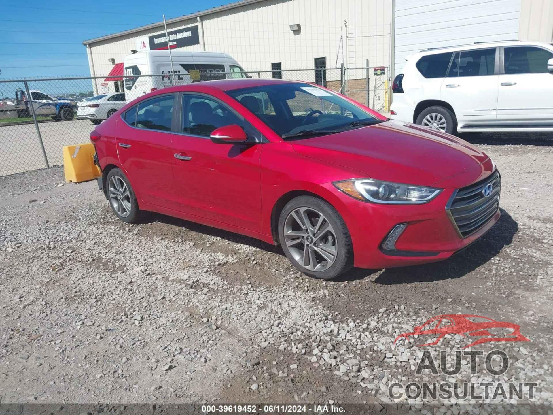 HYUNDAI ELANTRA 2017 - 5NPD84LF7HH015966