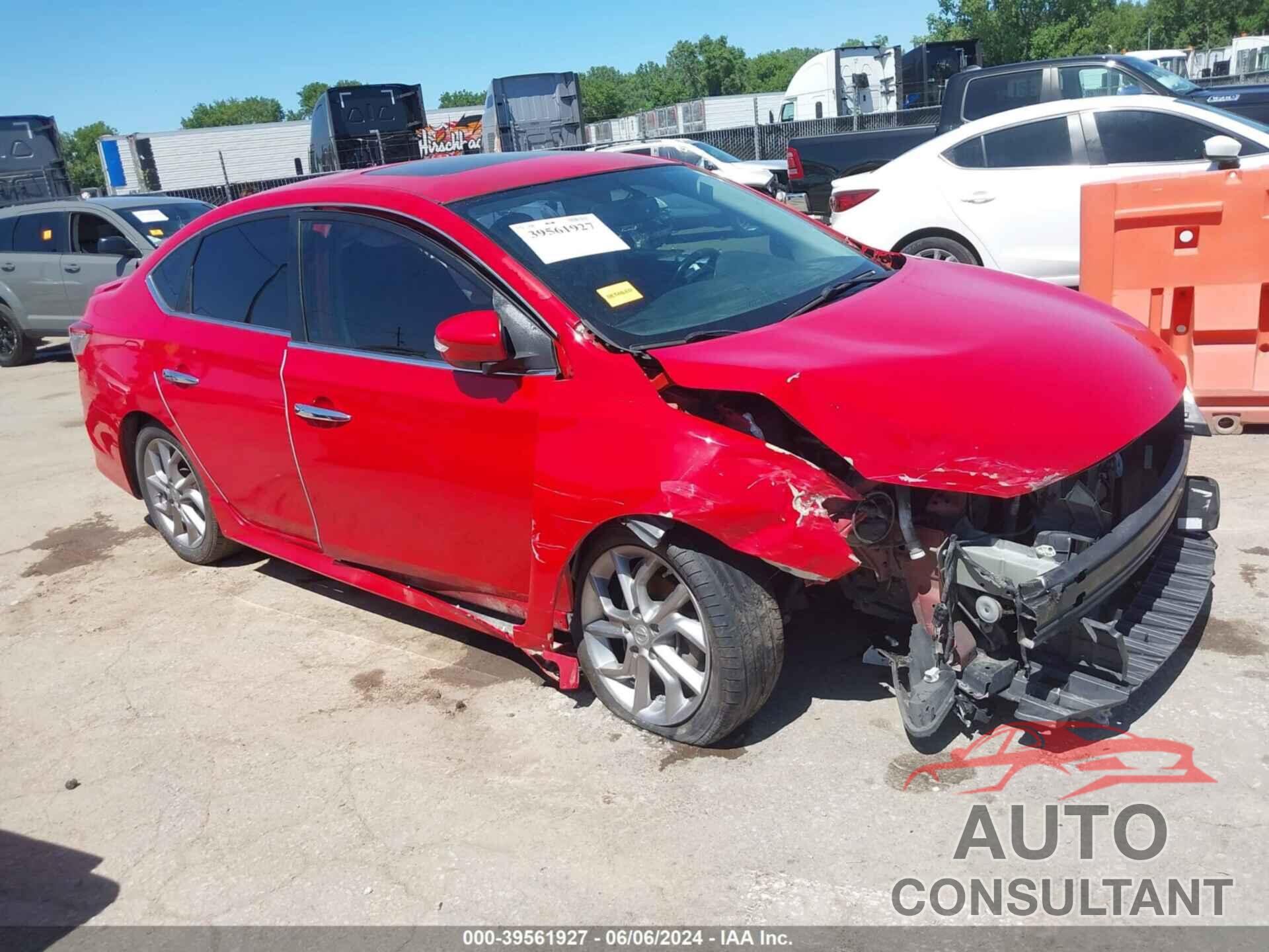 NISSAN SENTRA 2015 - 3N1AB7AP1FY383063