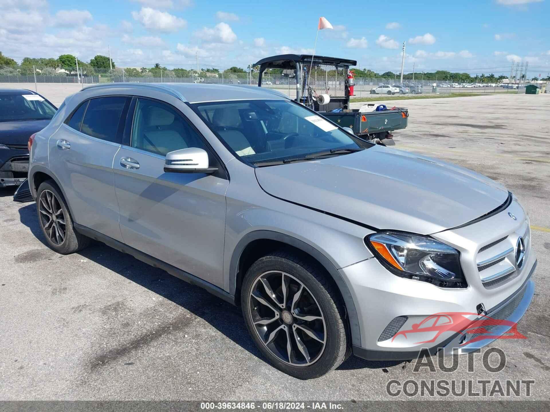 MERCEDES-BENZ GLA 250 2016 - WDCTG4EB6GJ219103