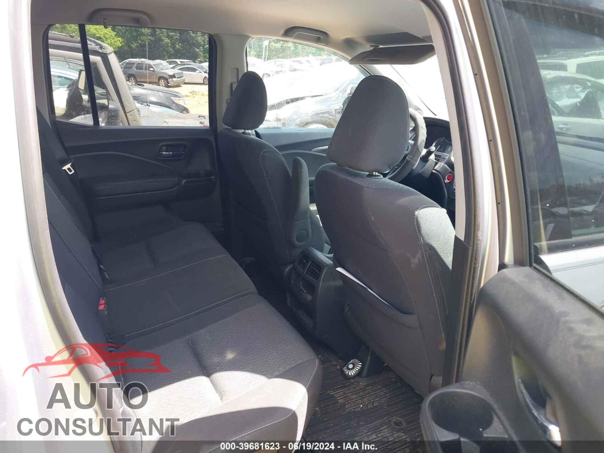 HONDA RIDGELINE 2019 - 5FPYK3F12KB002004